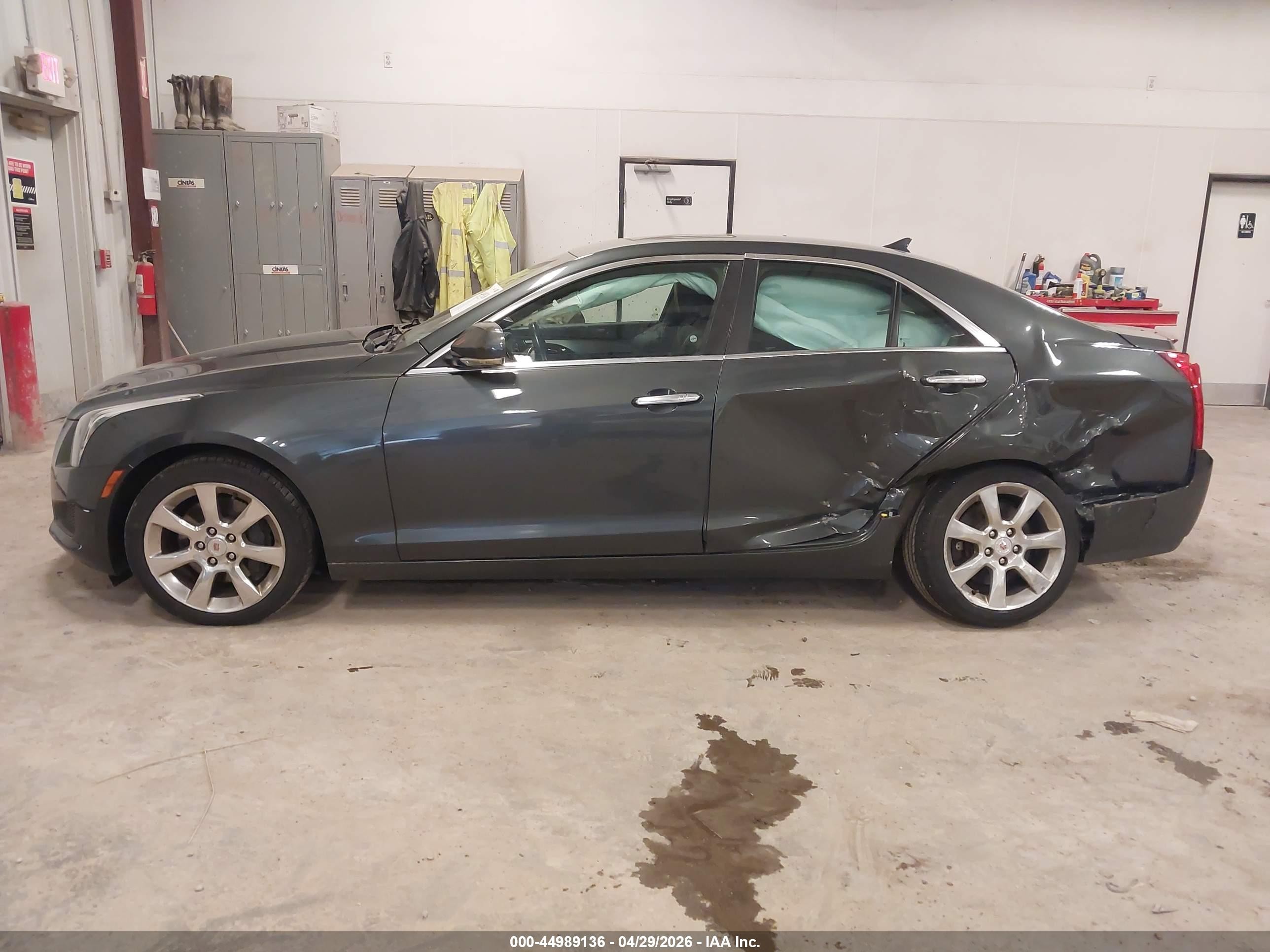 2014 Cadillac Ats Luxury Gray vin: 1G6AH5RX2E0194180