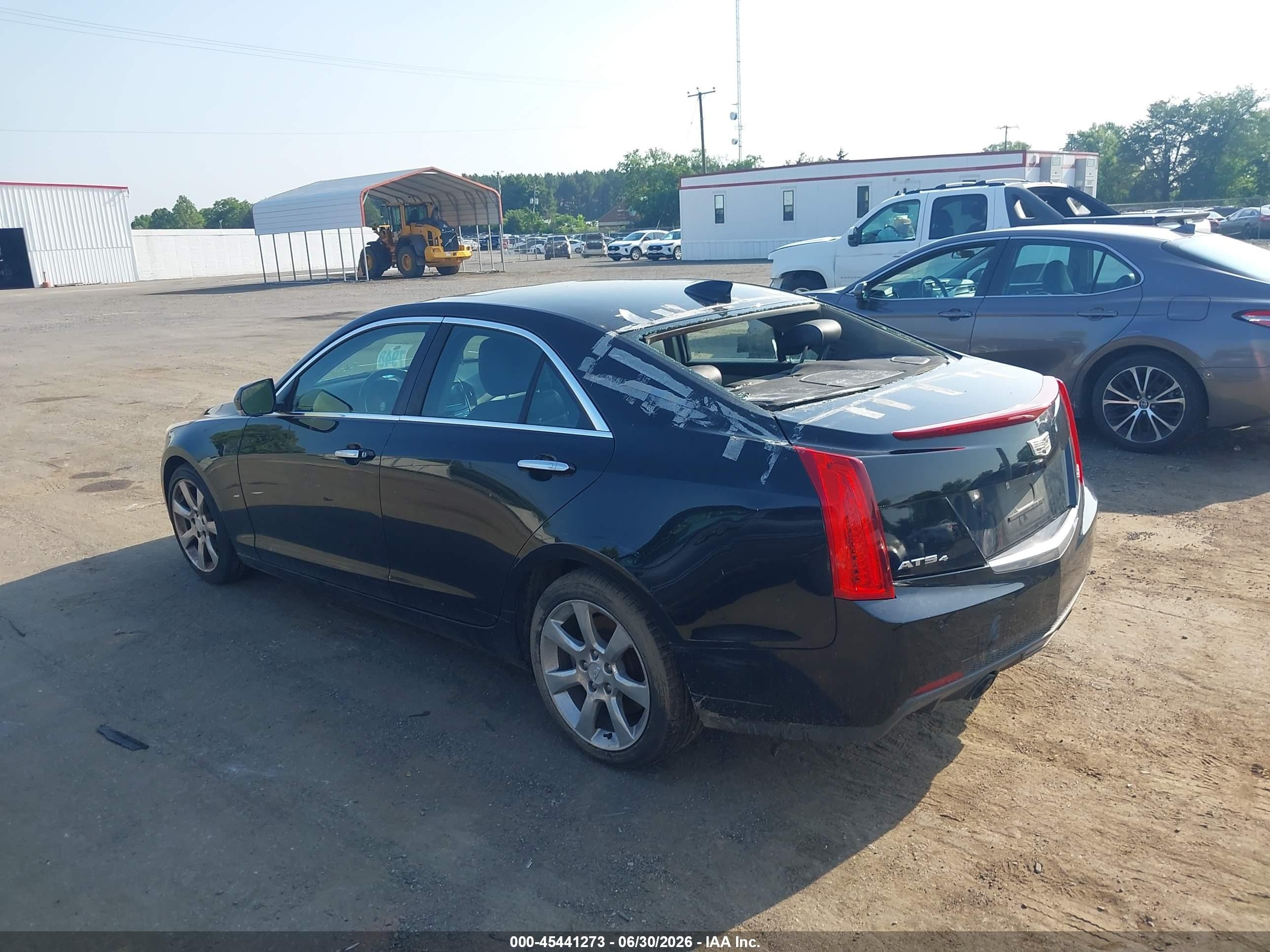 2015 Cadillac Ats Luxury Black vin: 1G6AH5RX2F0102969