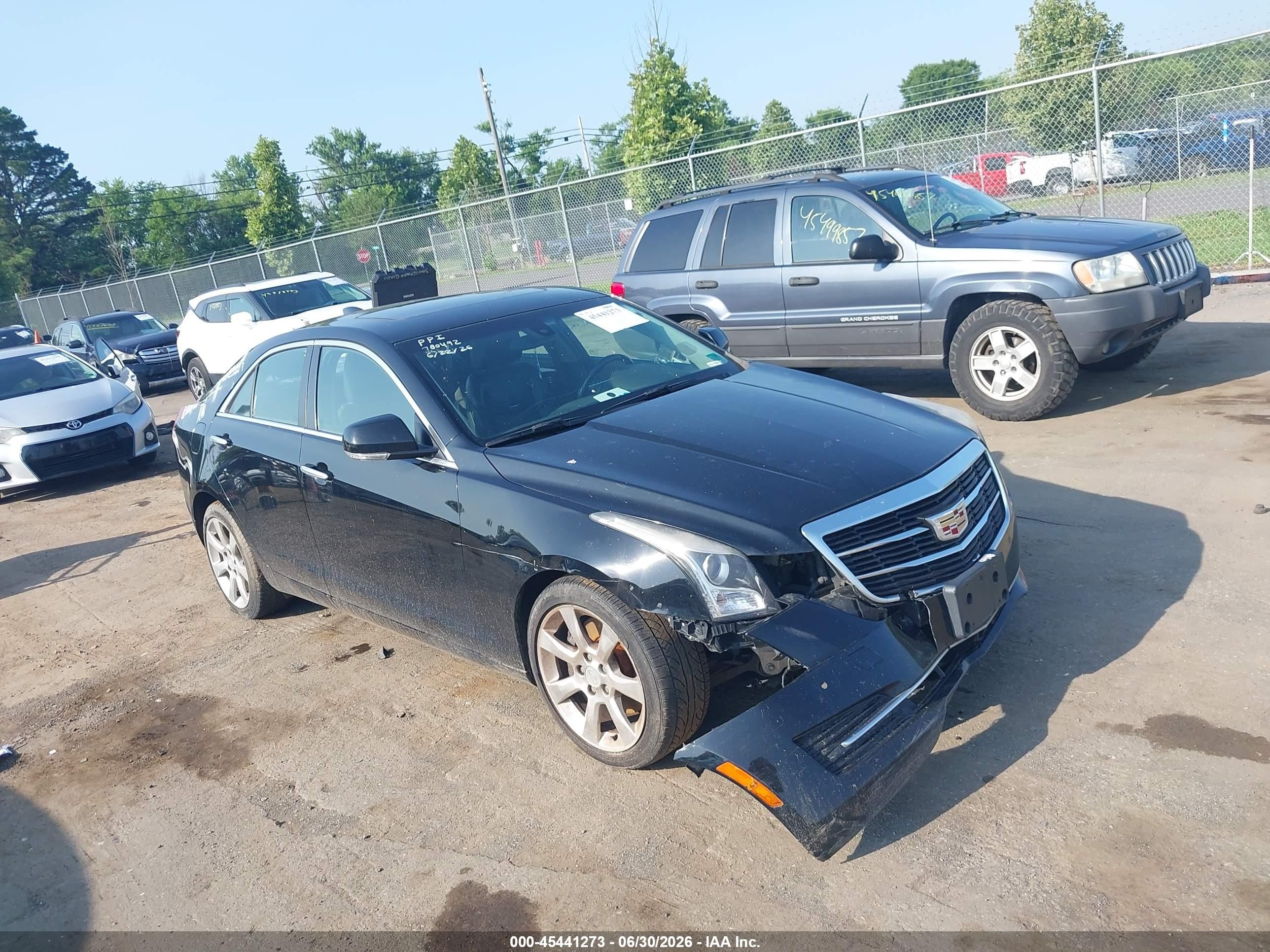 2015 Cadillac Ats Luxury Black vin: 1G6AH5RX2F0102969