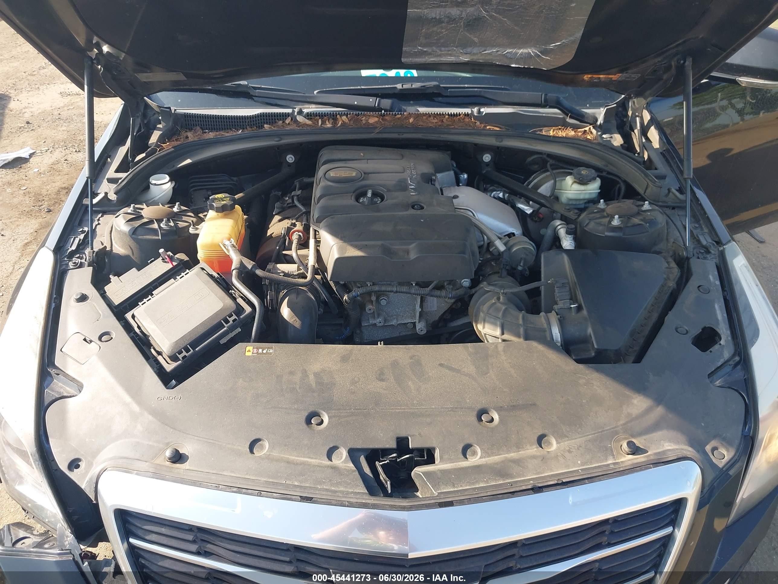 2015 Cadillac Ats Luxury Black vin: 1G6AH5RX2F0102969