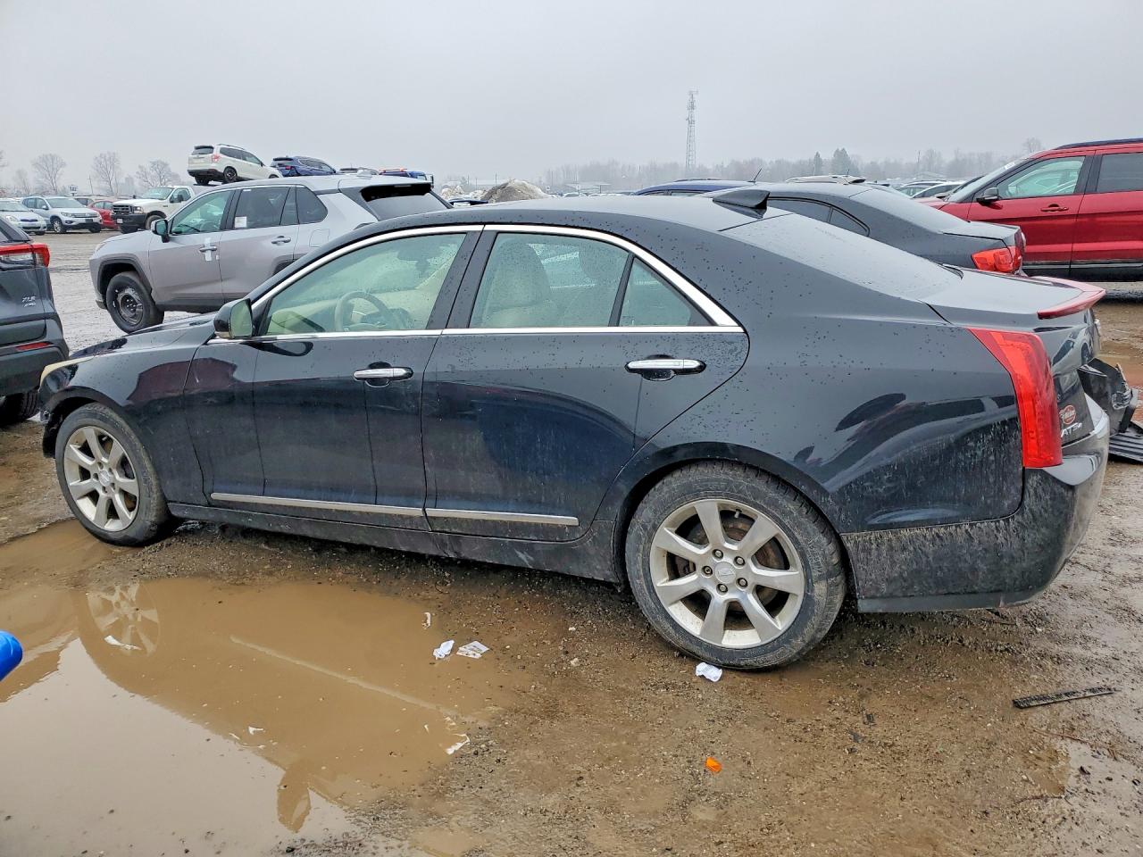 2015 Cadillac Ats Luxury Black vin: 1G6AH5RX2F0104186