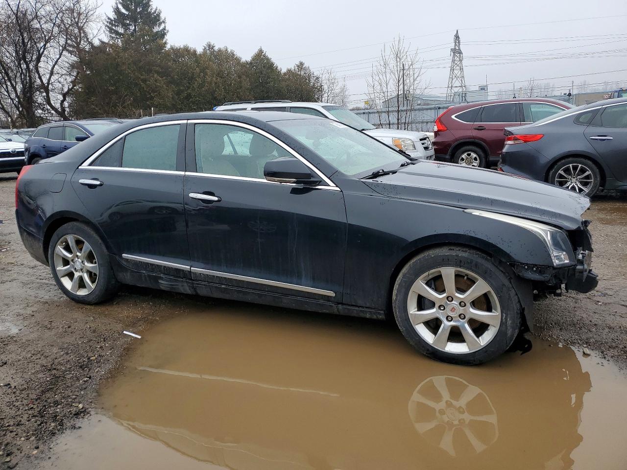 2015 Cadillac Ats Luxury Black vin: 1G6AH5RX2F0104186