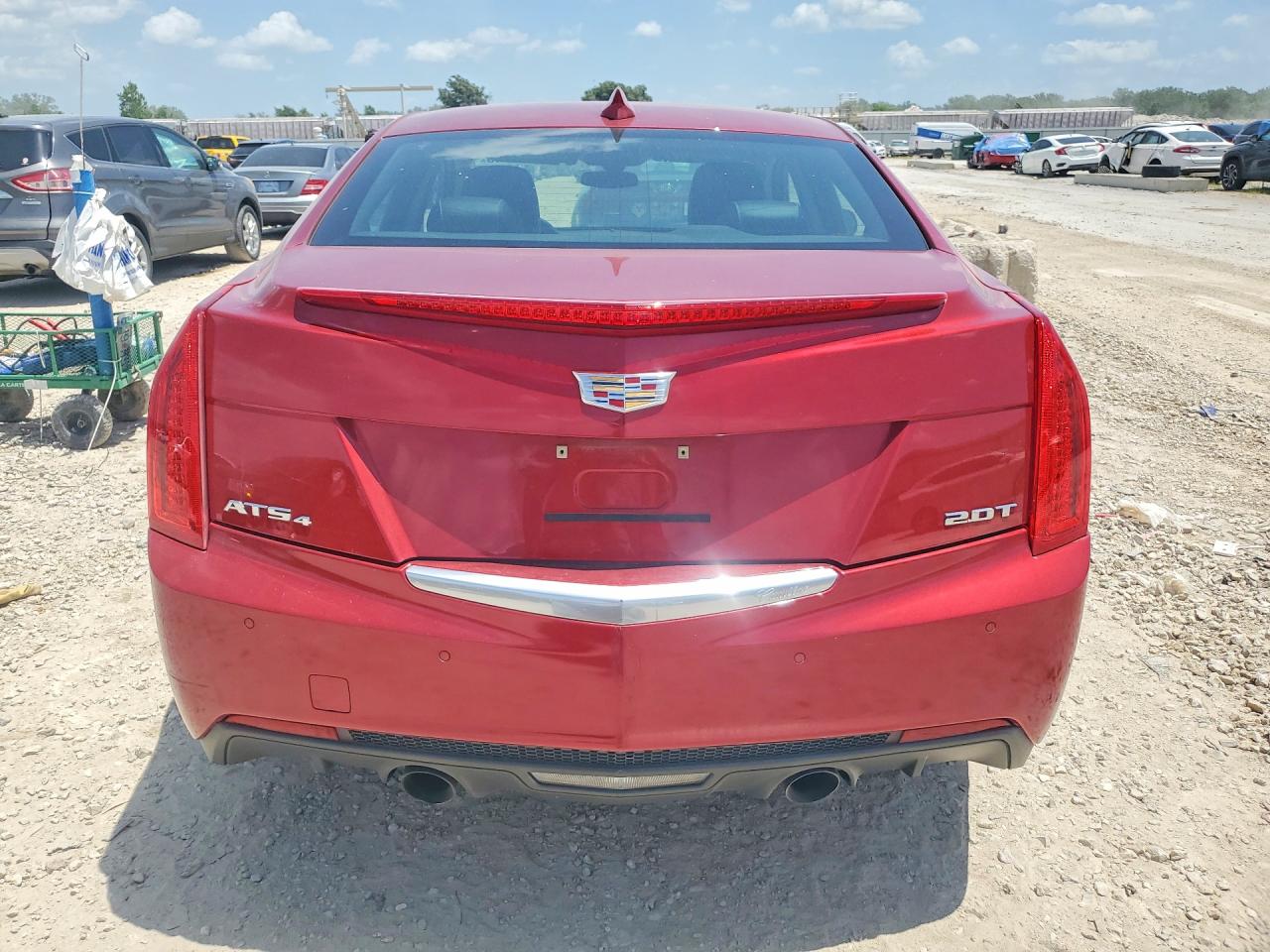 2015 Cadillac Ats Luxury Red vin: 1G6AH5RX2F0109162