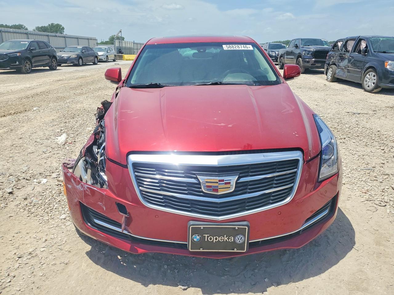 2015 Cadillac Ats Luxury Red vin: 1G6AH5RX2F0109162