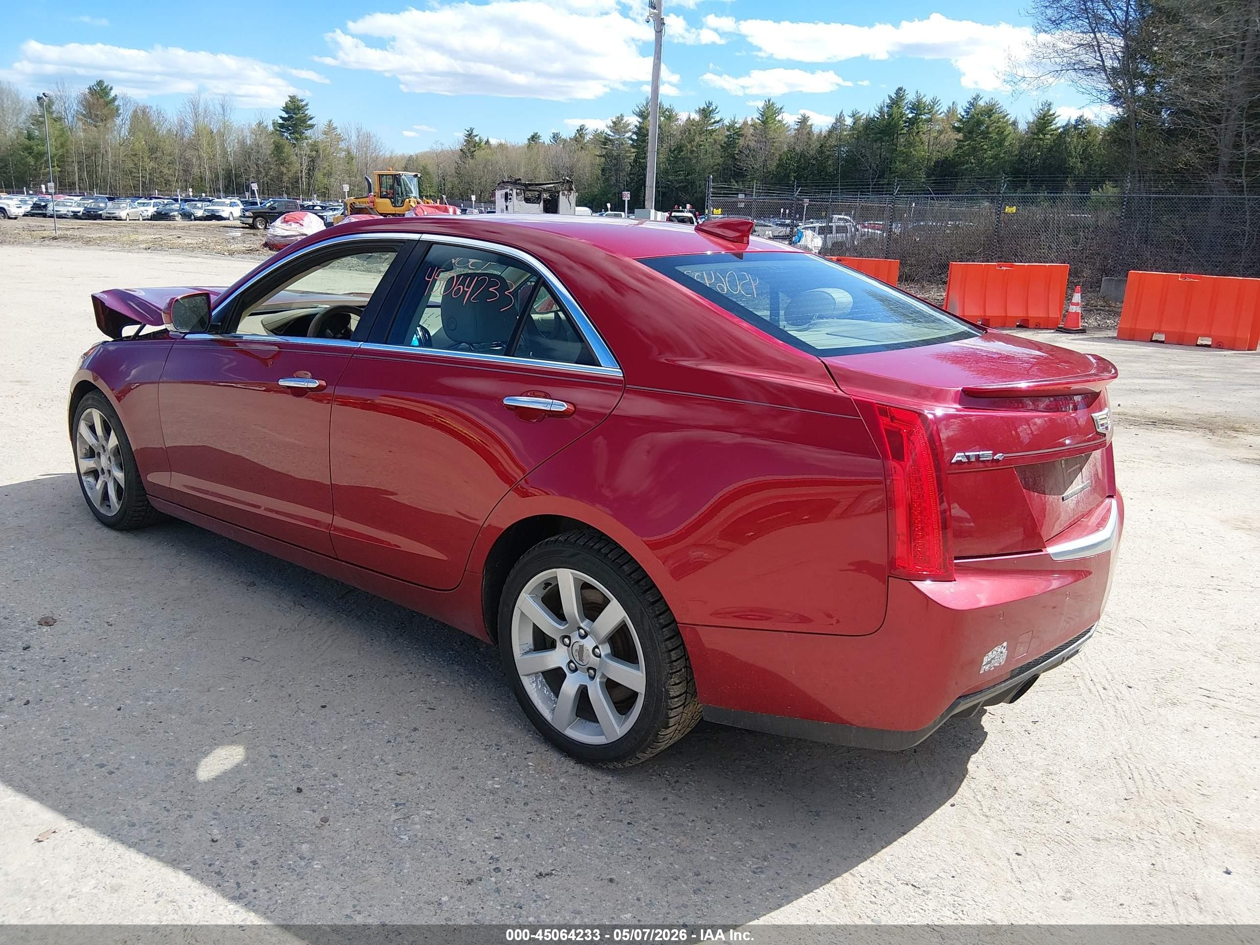 2016 Cadillac Ats Luxury Collection Red vin: 1G6AH5RX2G0120552