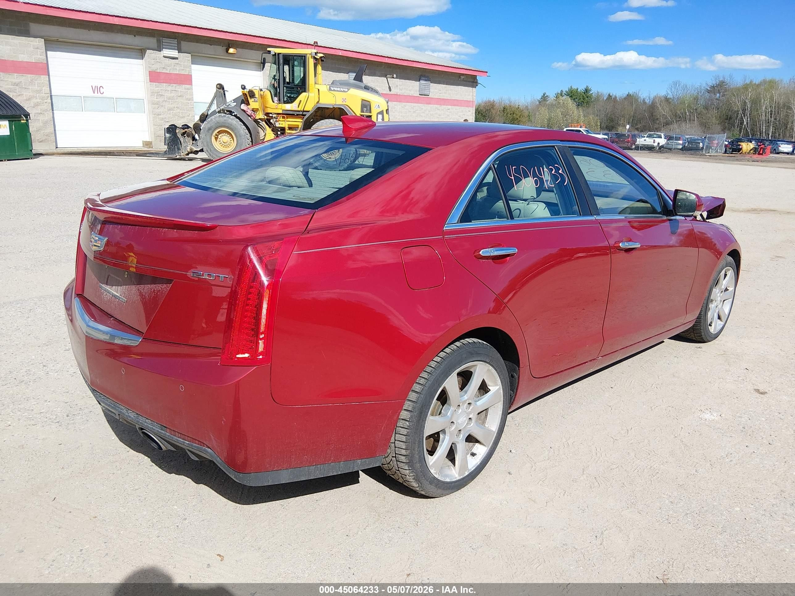 2016 Cadillac Ats Luxury Collection Red vin: 1G6AH5RX2G0120552