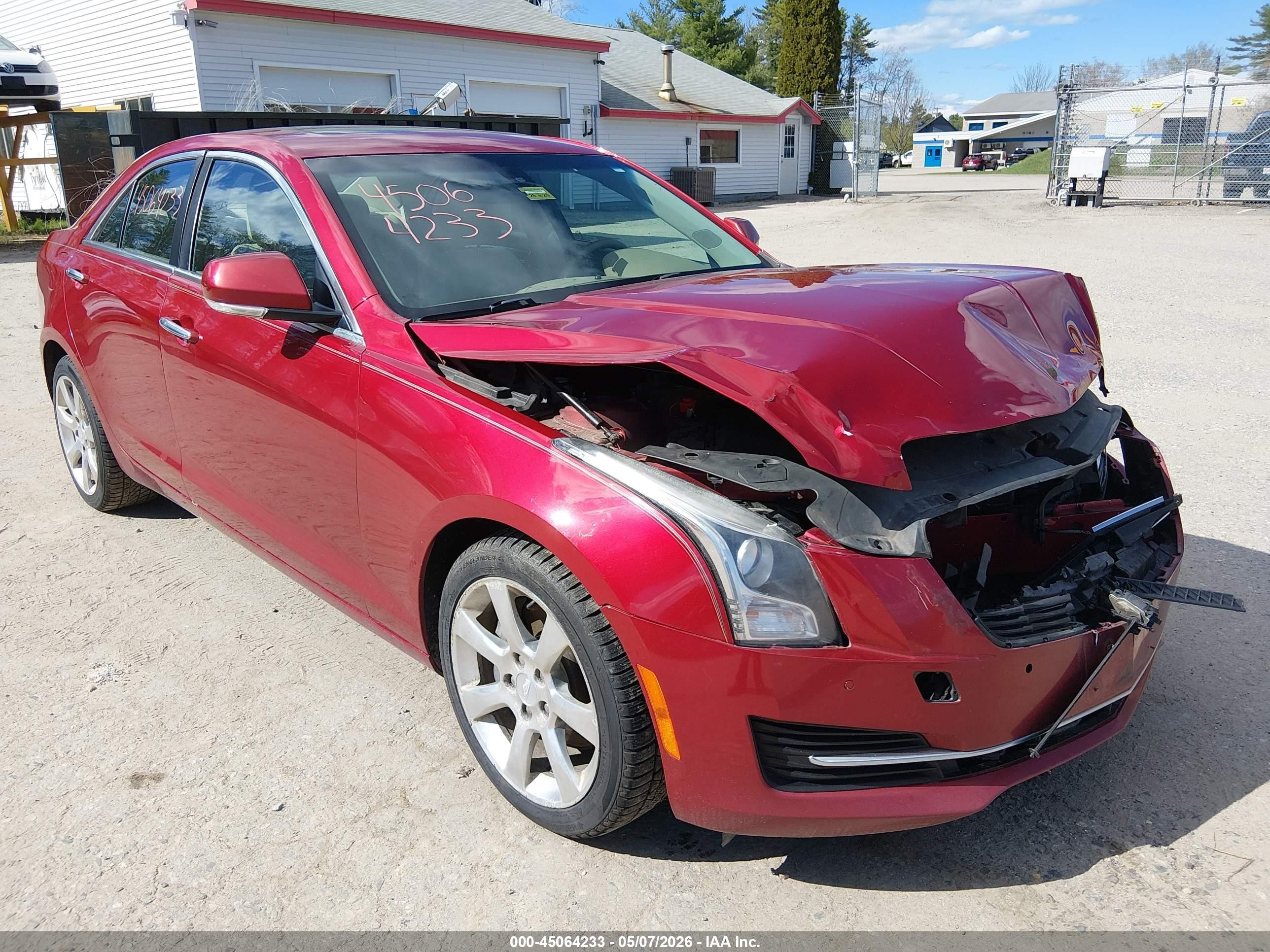 2016 Cadillac Ats Luxury Collection Red vin: 1G6AH5RX2G0120552