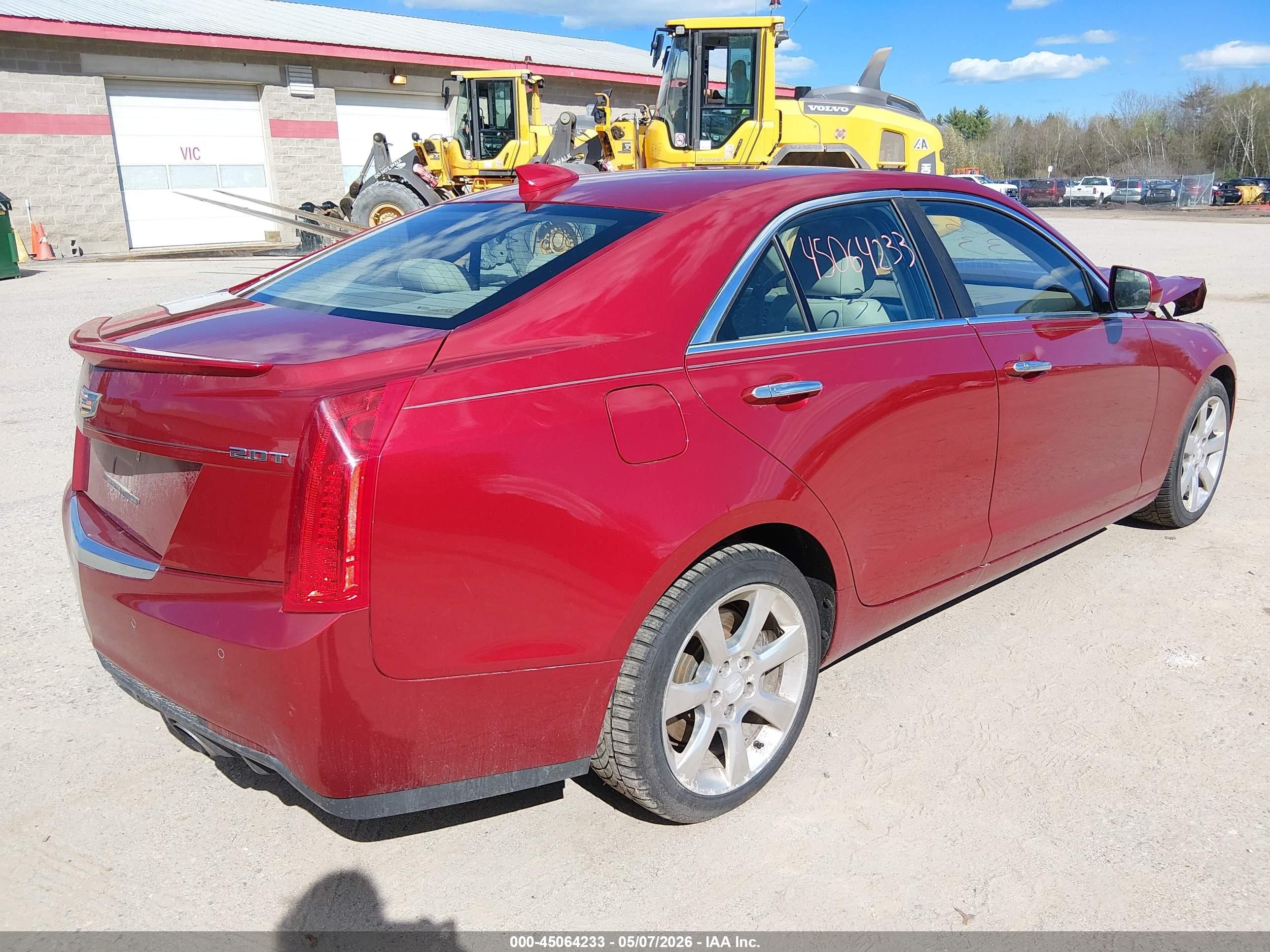 2016 Cadillac Ats Luxury Collection Red vin: 1G6AH5RX2G0120552