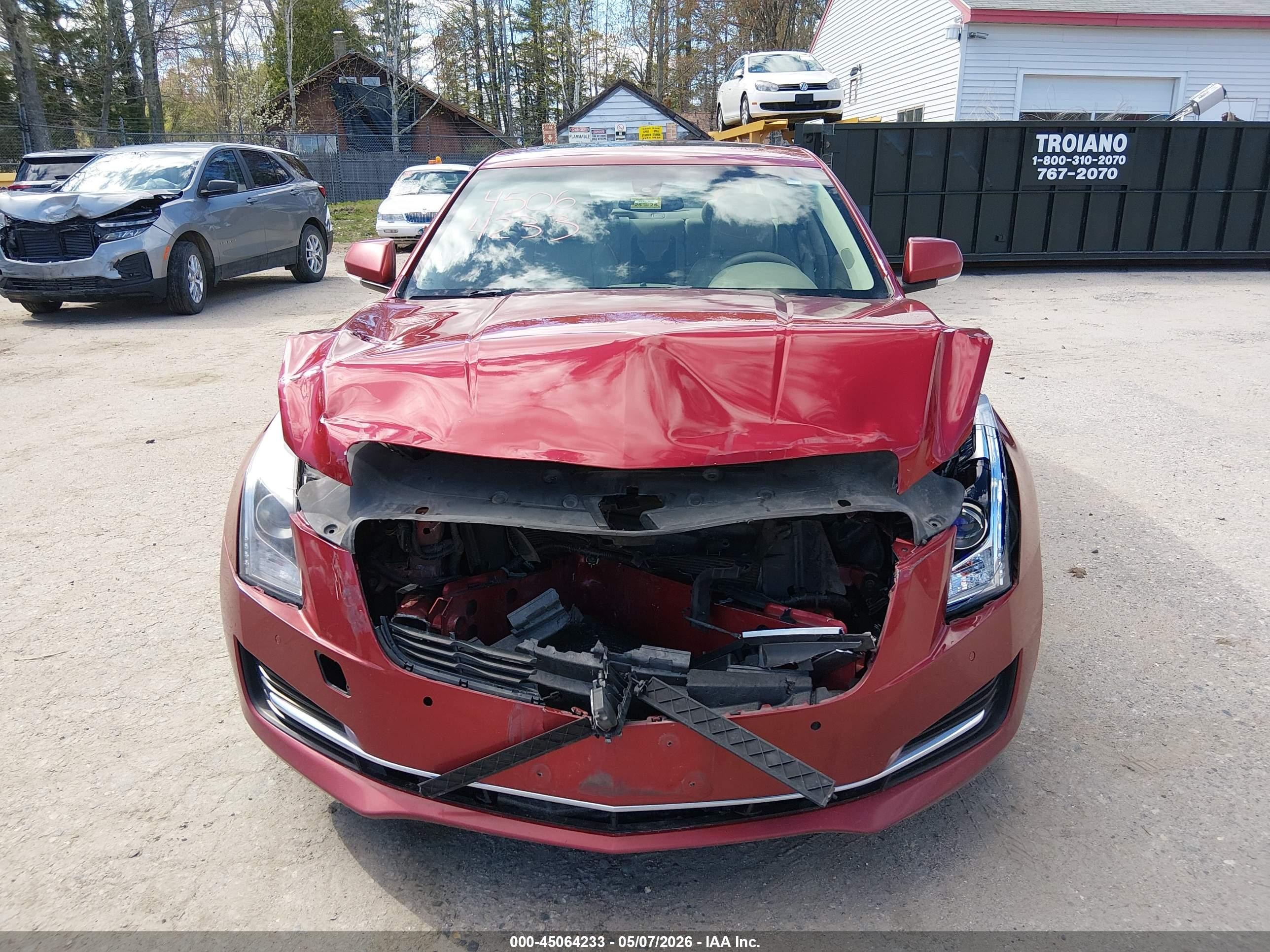 2016 Cadillac Ats Luxury Collection Red vin: 1G6AH5RX2G0120552