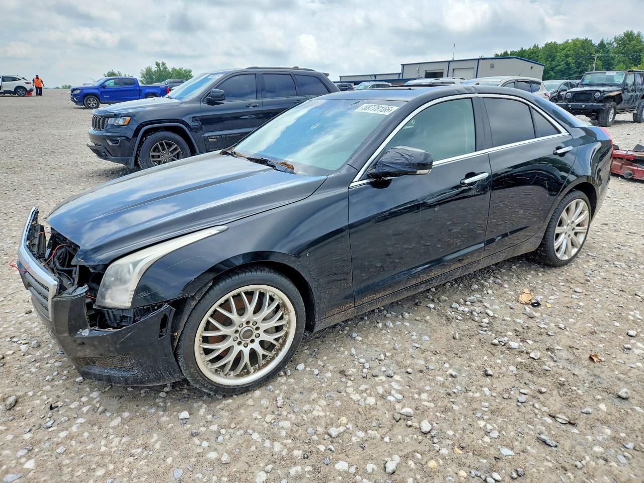 2013 Cadillac Ats Luxury Black vin: 1G6AH5RX3D0126338