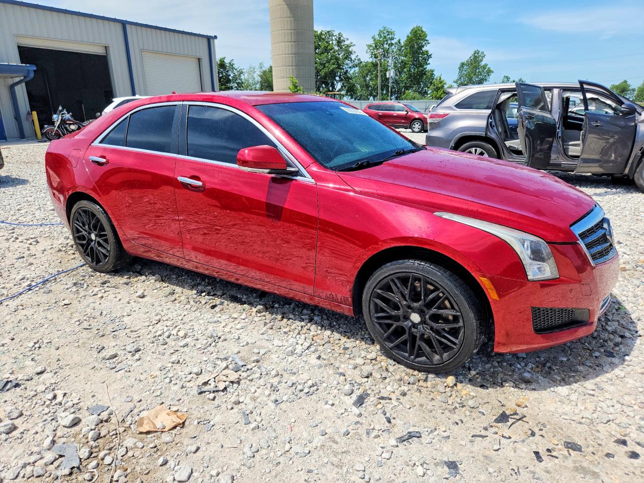 2013 Cadillac Ats Luxury Red vin: 1G6AH5RX3D0132978