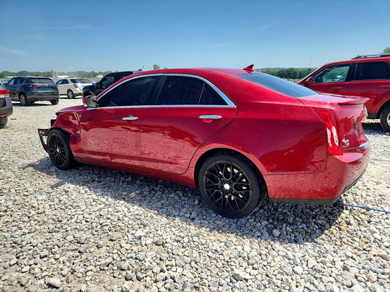 2013 Cadillac Ats Luxury Red vin: 1G6AH5RX3D0132978