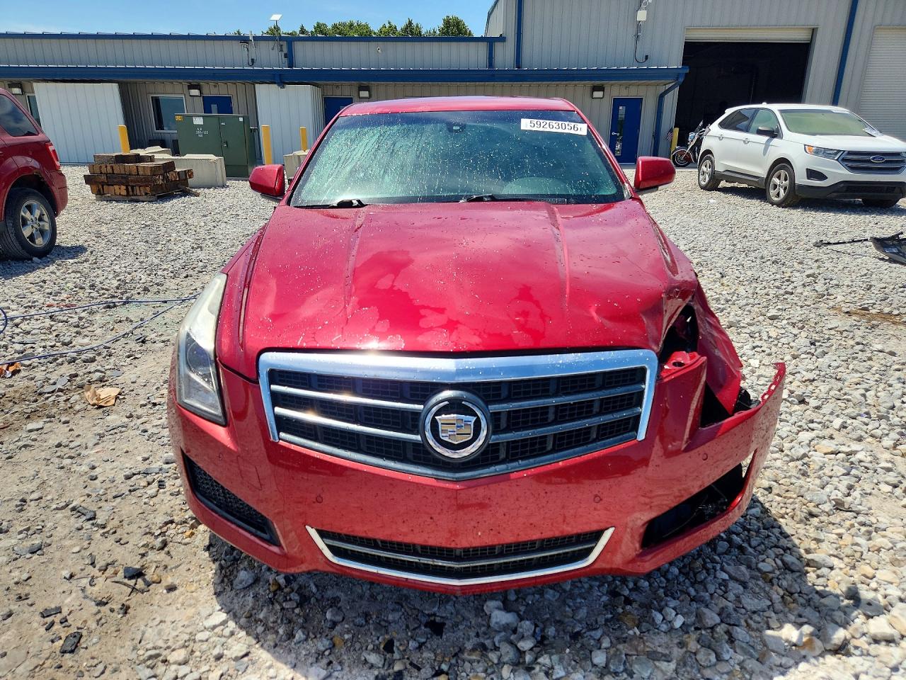 2013 Cadillac Ats Luxury Red vin: 1G6AH5RX3D0132978