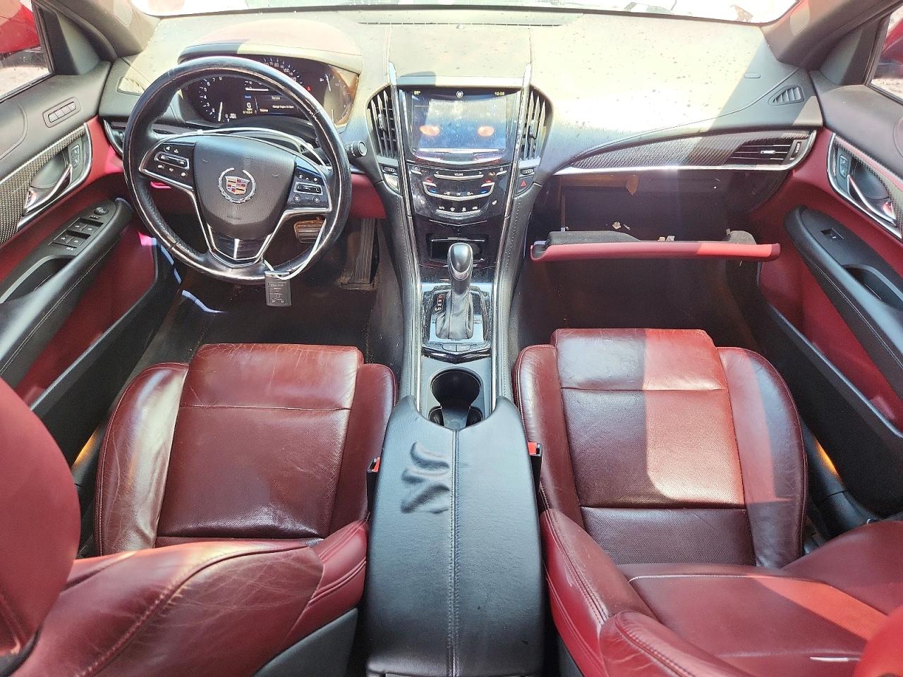 2013 Cadillac Ats Luxury Red vin: 1G6AH5RX3D0132978