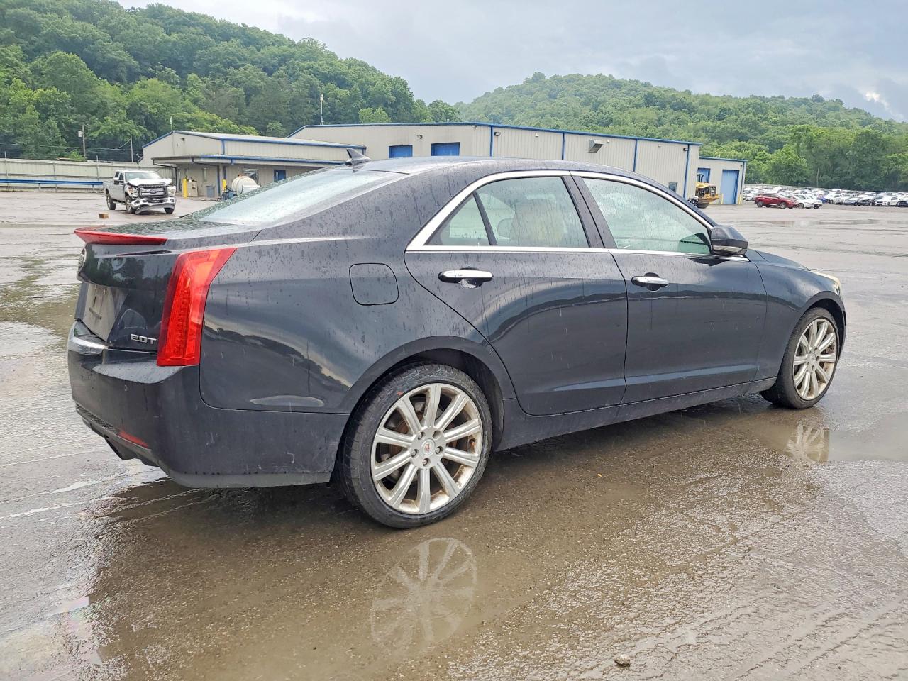 2014 Cadillac Ats Luxury Black vin: 1G6AH5RX3E0145134