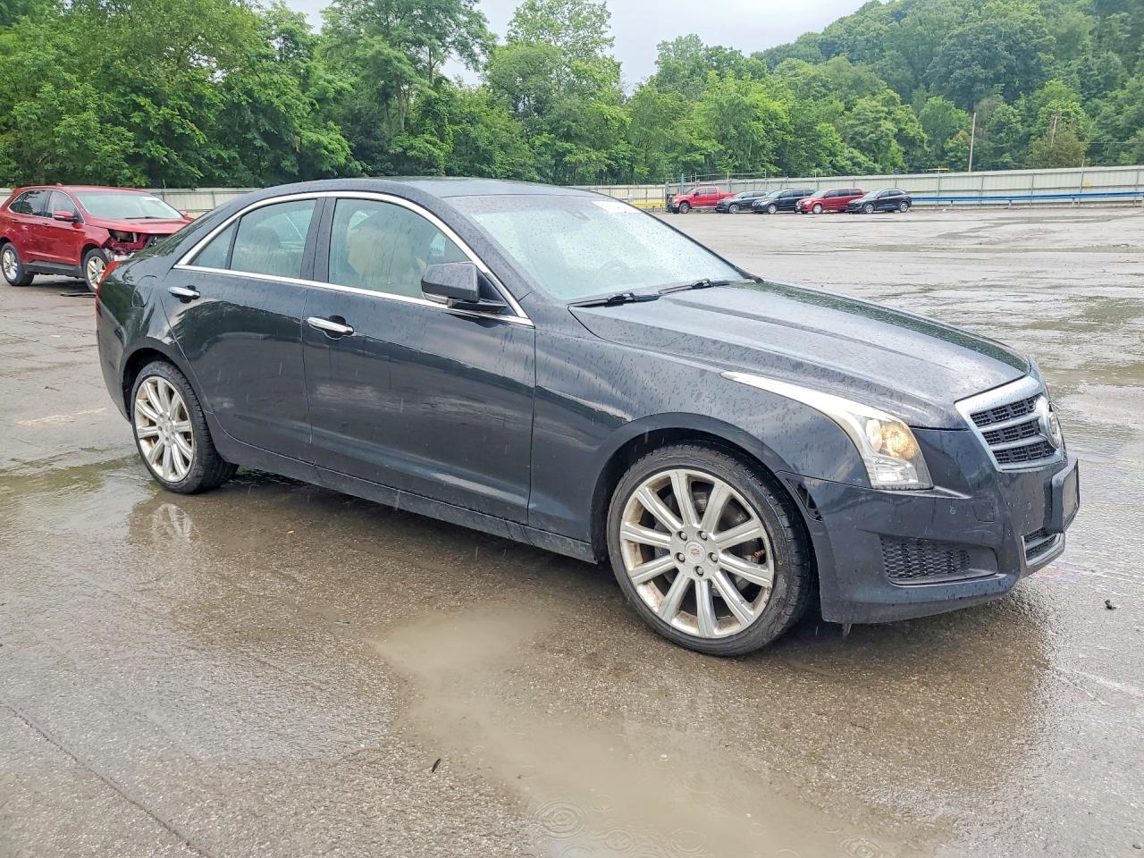 2014 Cadillac Ats Luxury Black vin: 1G6AH5RX3E0145134
