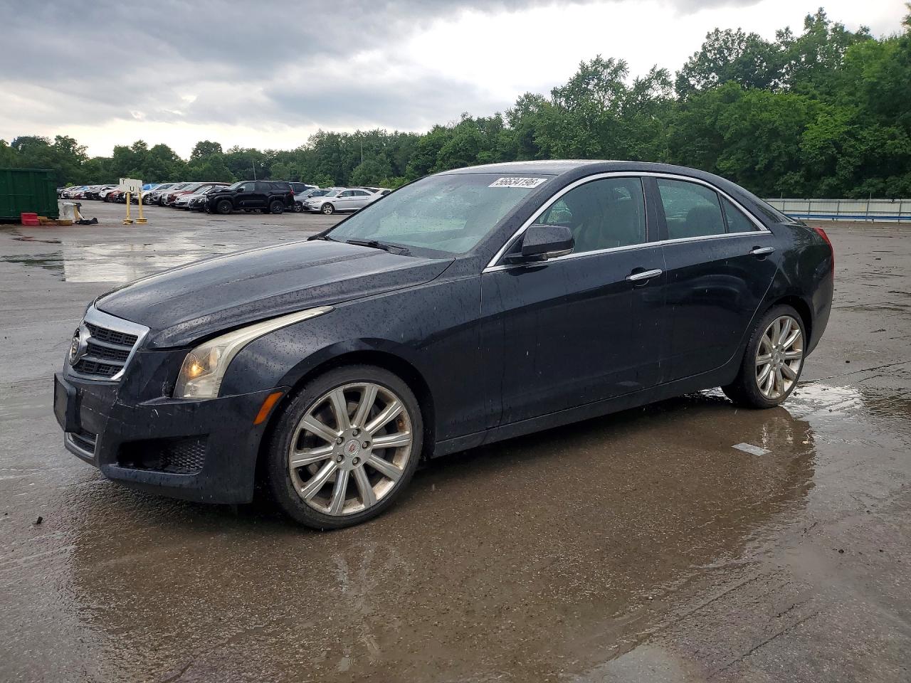 2014 Cadillac Ats Luxury Black vin: 1G6AH5RX3E0145134