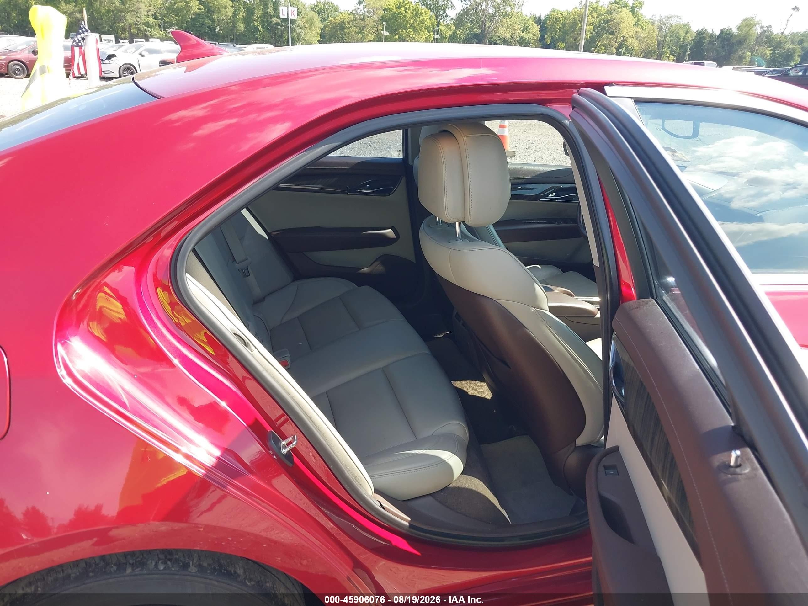 2013 Cadillac Ats Luxury Red vin: 1G6AH5RX4D0125814