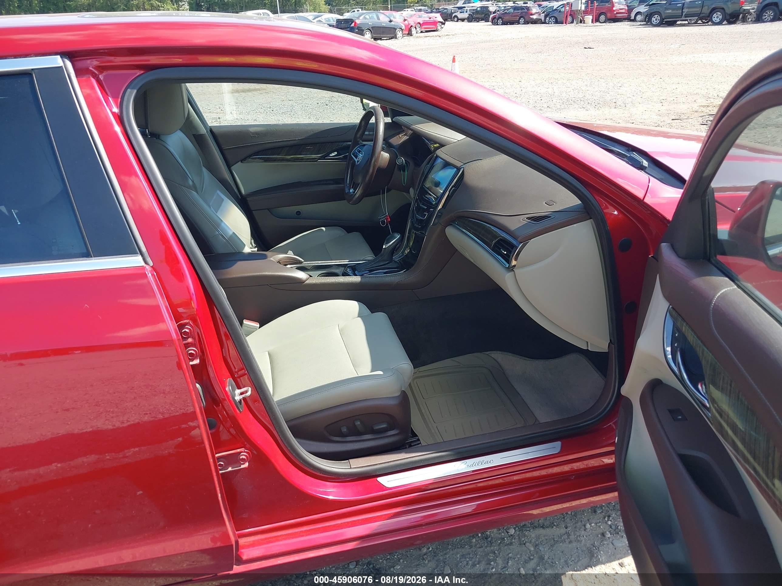 2013 Cadillac Ats Luxury Red vin: 1G6AH5RX4D0125814