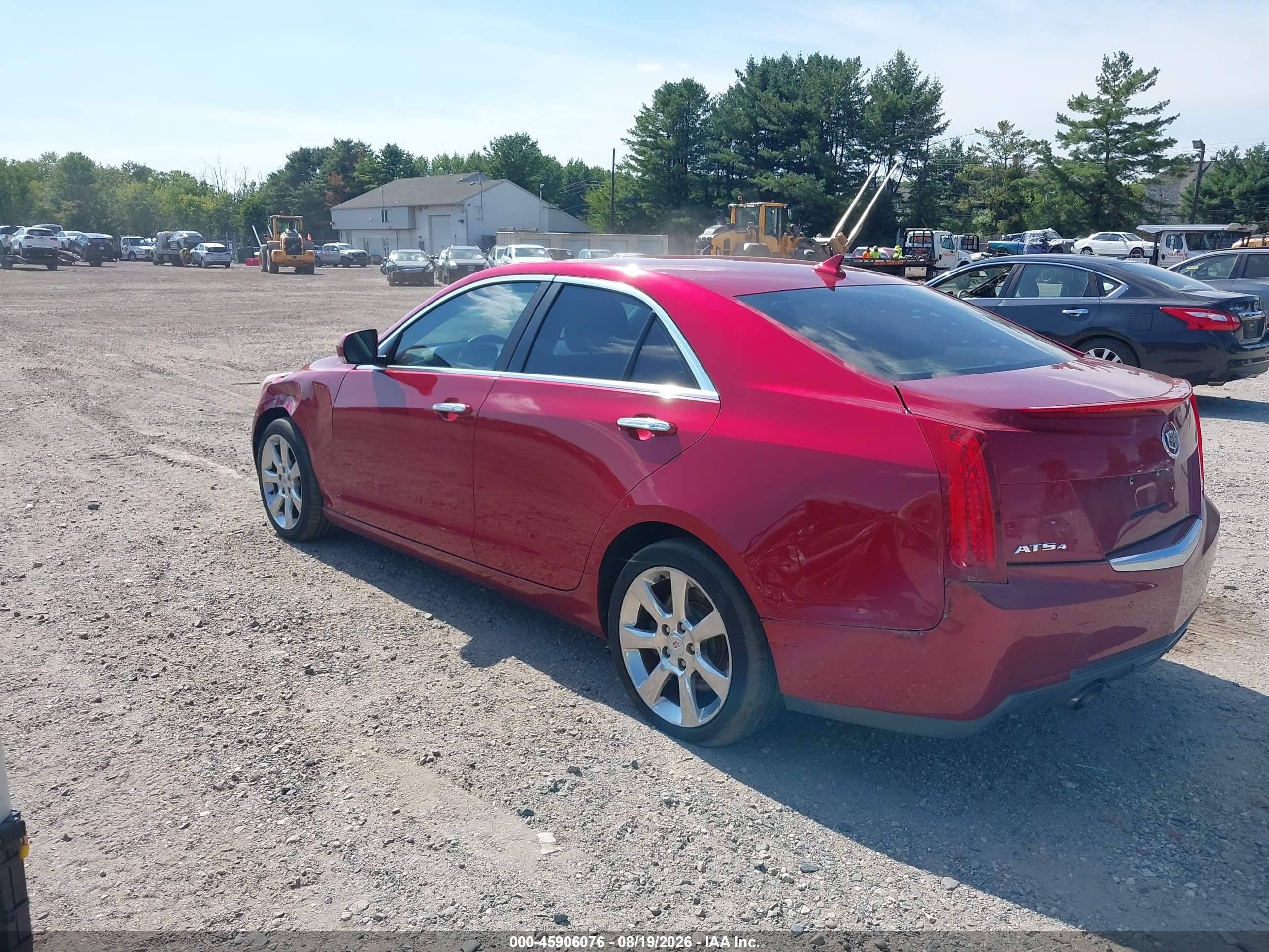 2013 Cadillac Ats Luxury Red vin: 1G6AH5RX4D0125814