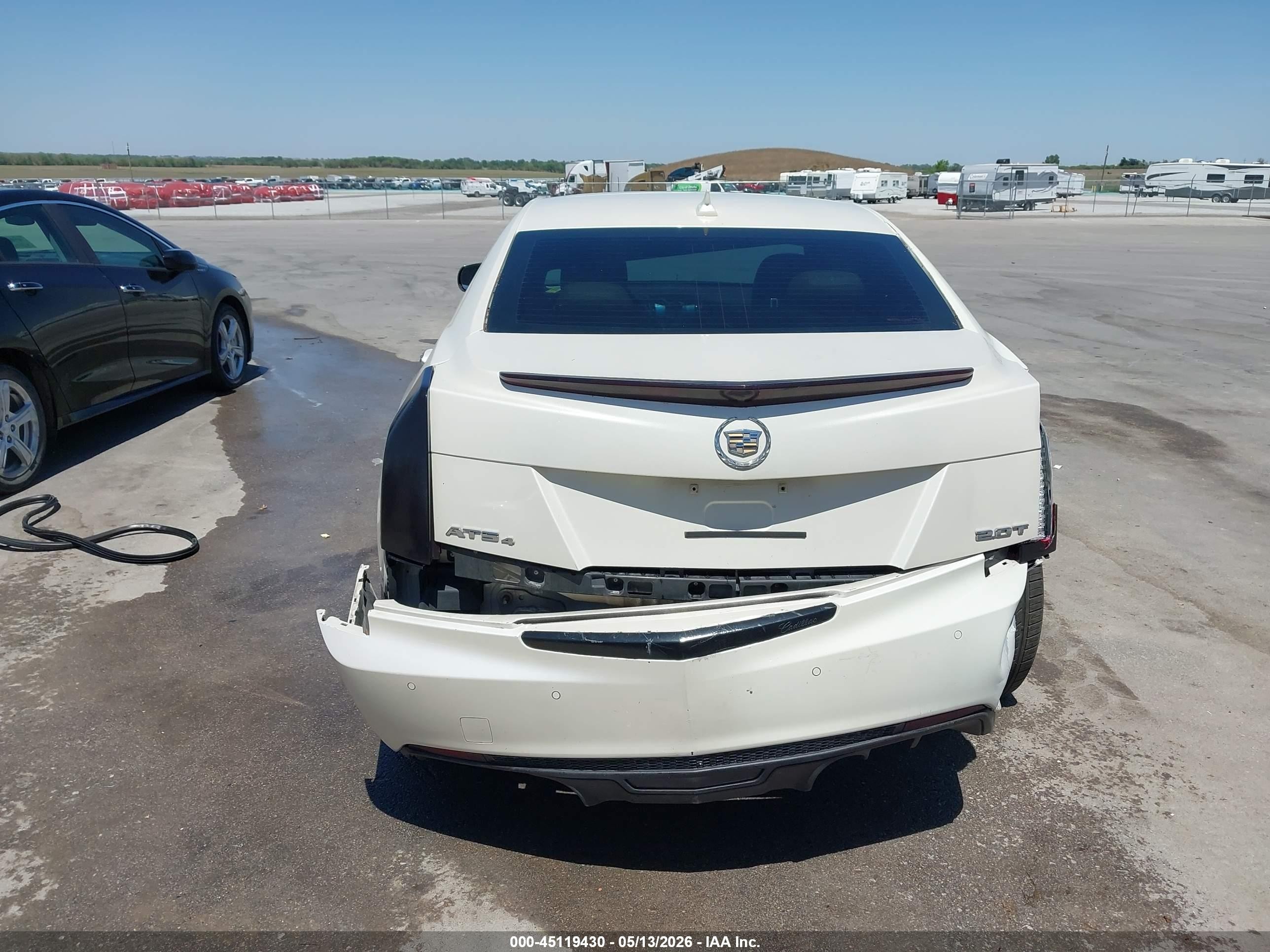 2014 Cadillac Ats Luxury White vin: 1G6AH5RX4E0101255