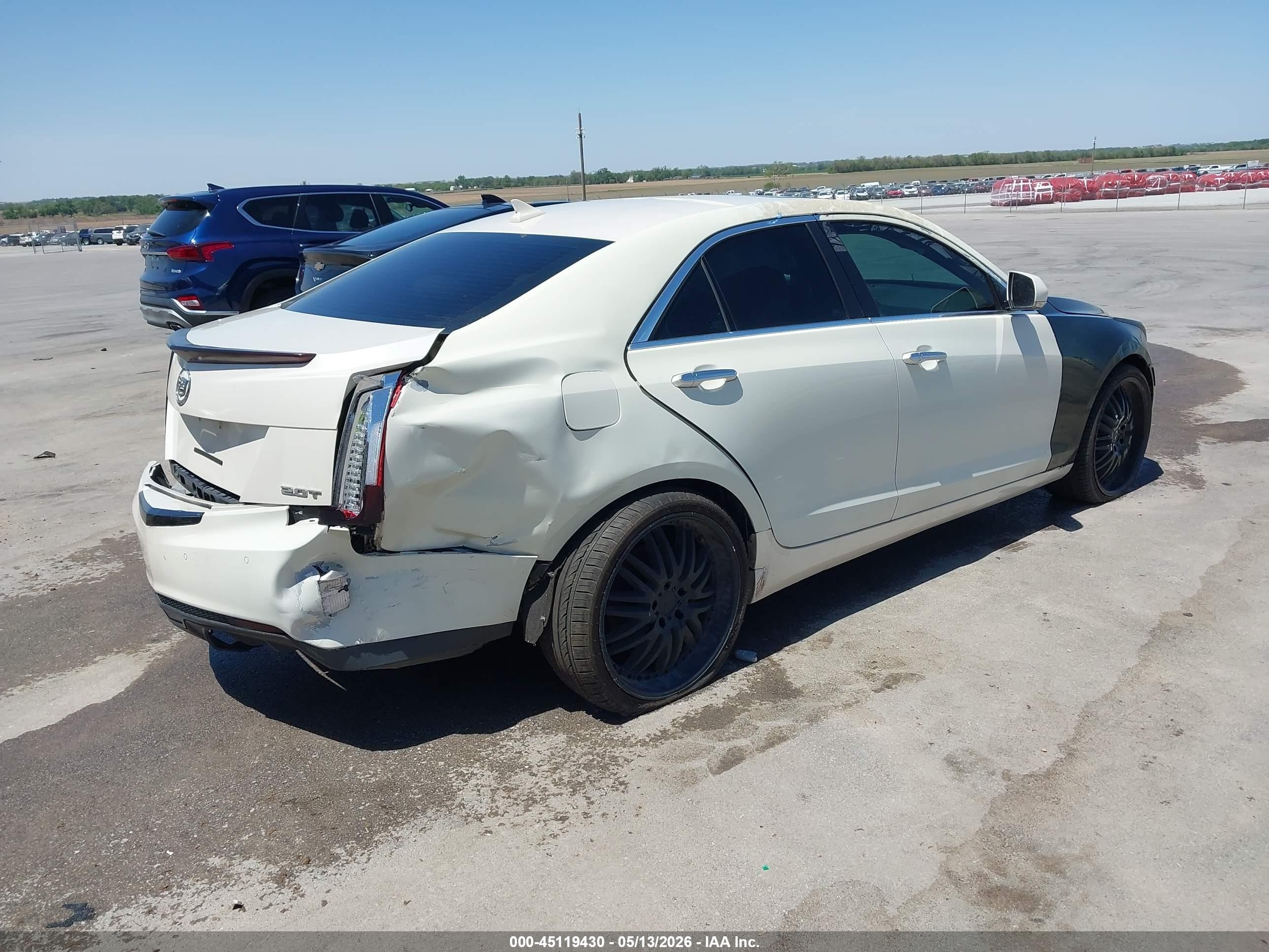 2014 Cadillac Ats Luxury White vin: 1G6AH5RX4E0101255