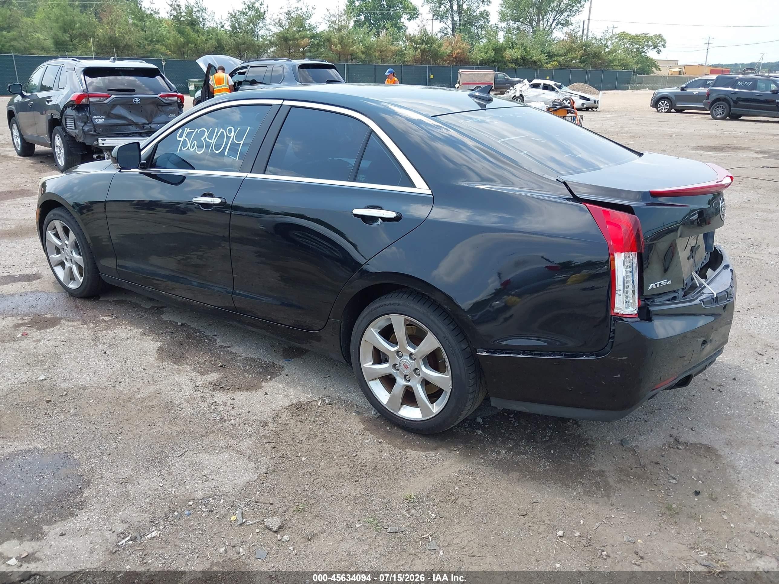 2014 Cadillac Ats Luxury Black vin: 1G6AH5RX4E0109064