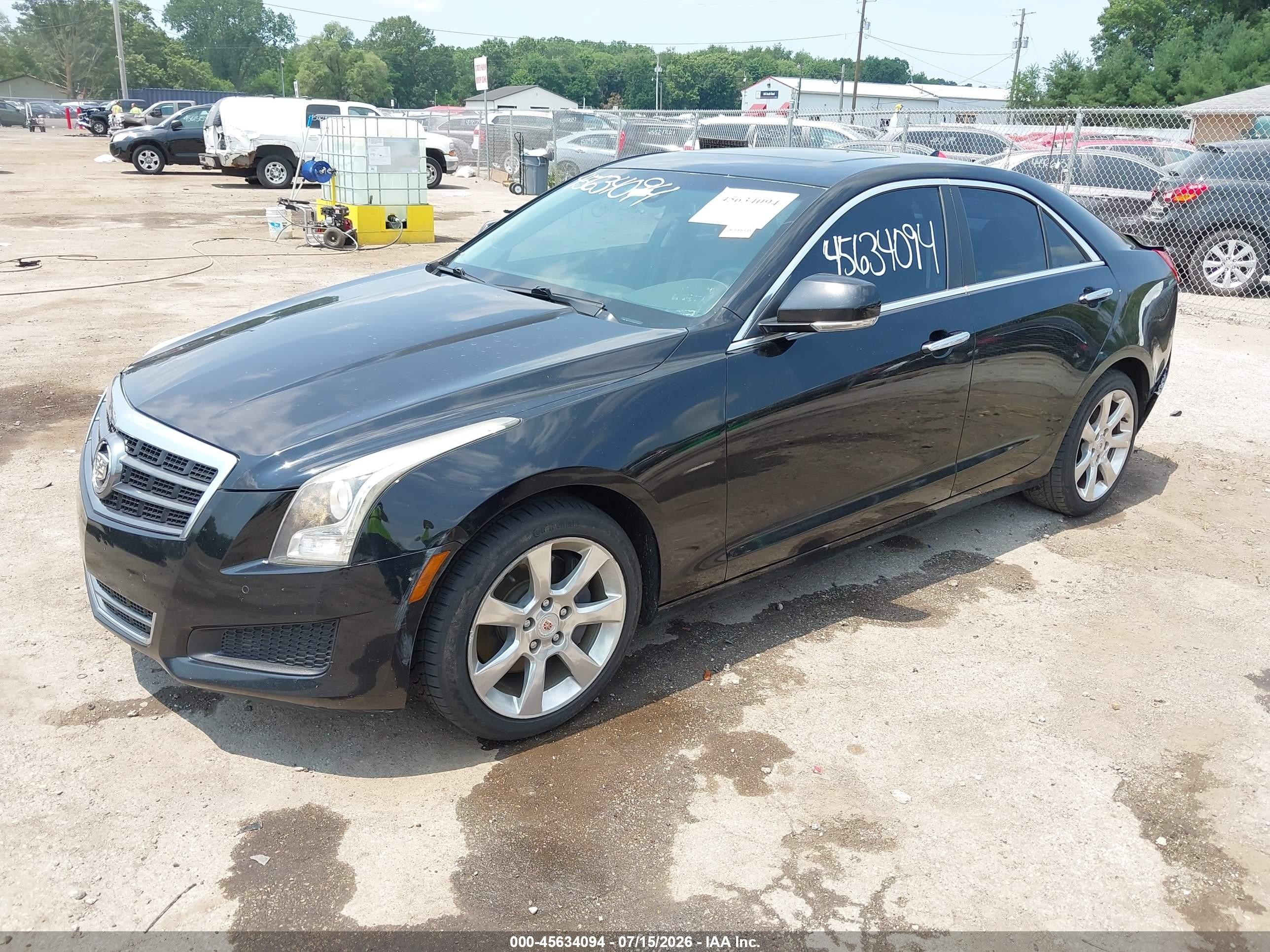 2014 Cadillac Ats Luxury Black vin: 1G6AH5RX4E0109064