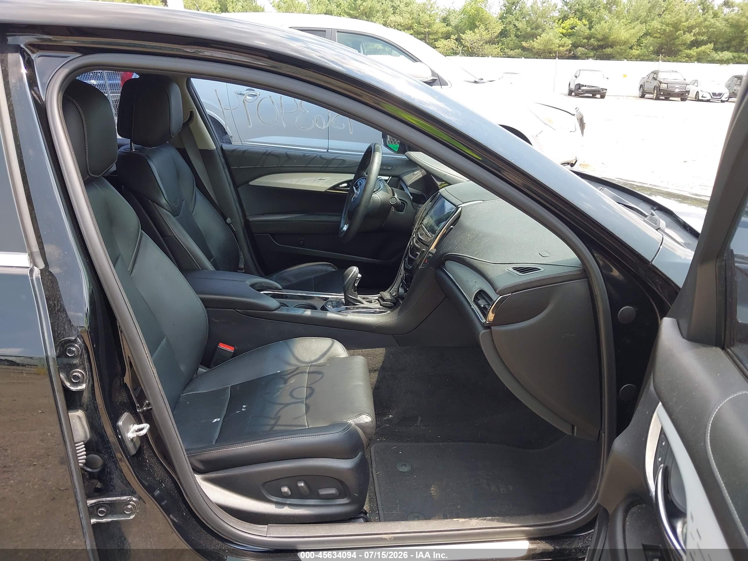 2014 Cadillac Ats Luxury Black vin: 1G6AH5RX4E0109064