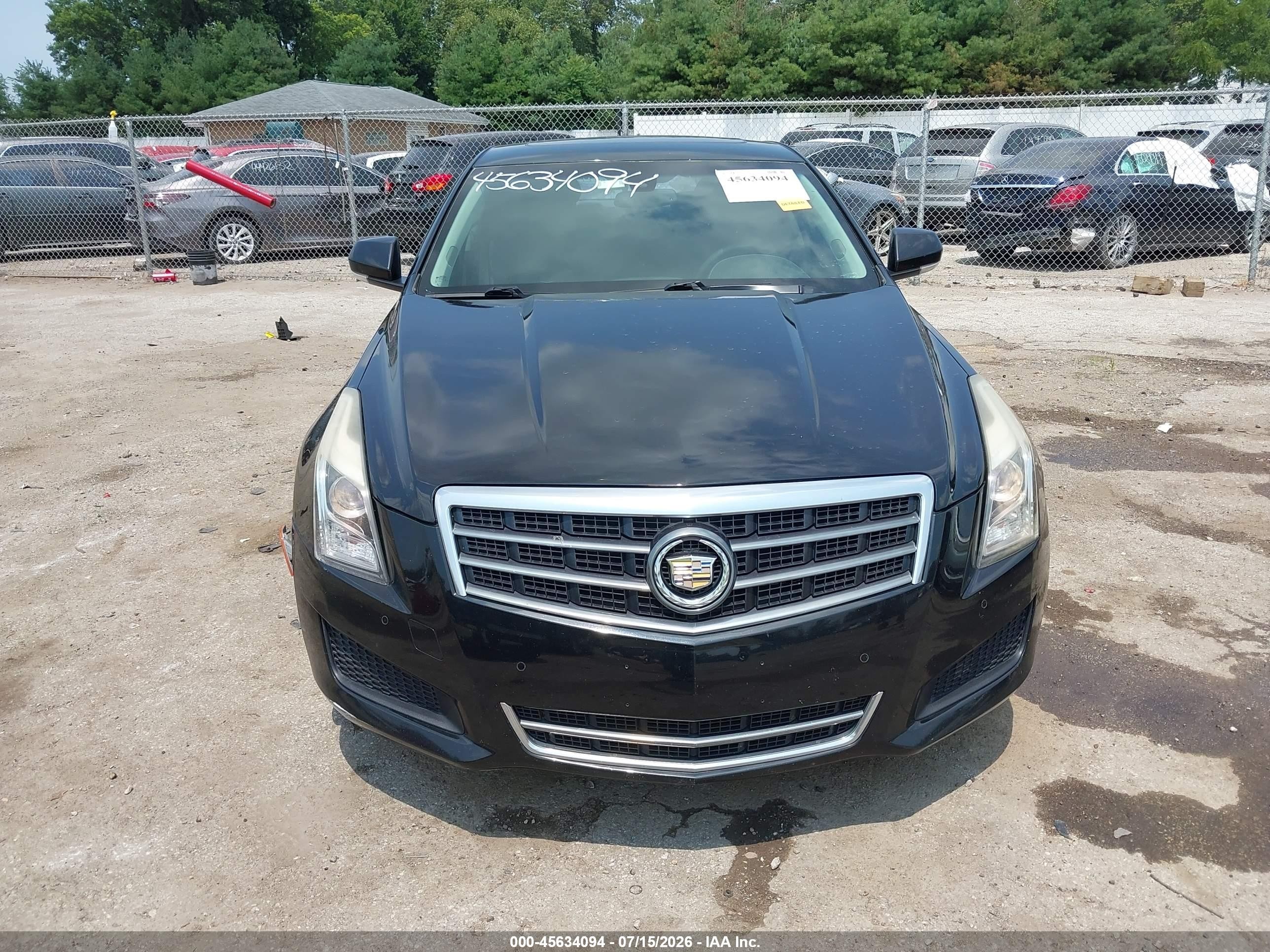 2014 Cadillac Ats Luxury Black vin: 1G6AH5RX4E0109064