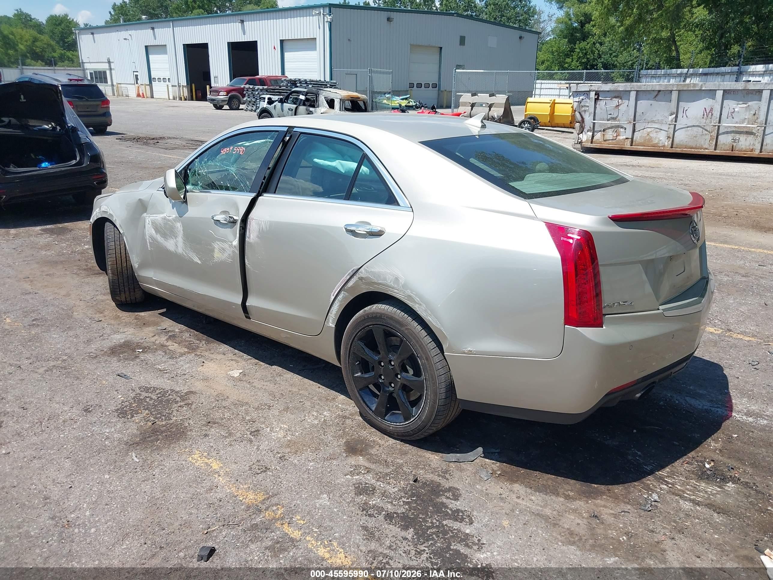 2014 Cadillac Ats Luxury Beige vin: 1G6AH5RX4E0113535