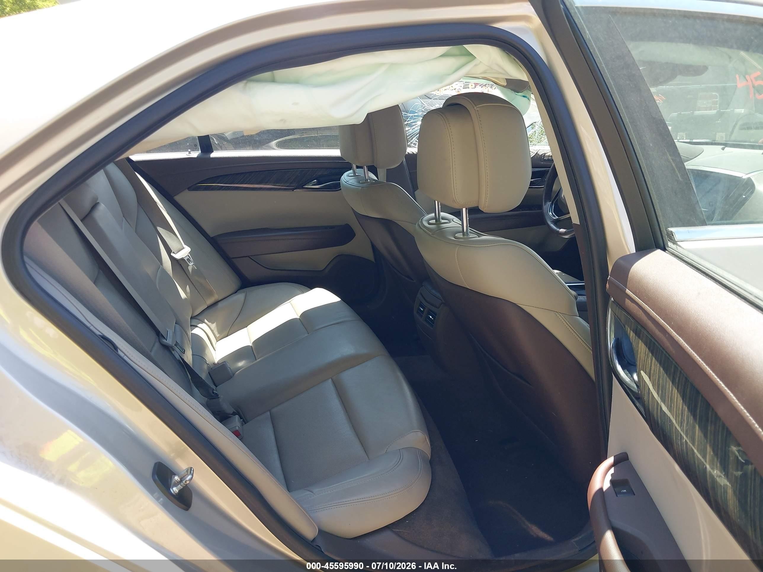 2014 Cadillac Ats Luxury Beige vin: 1G6AH5RX4E0113535