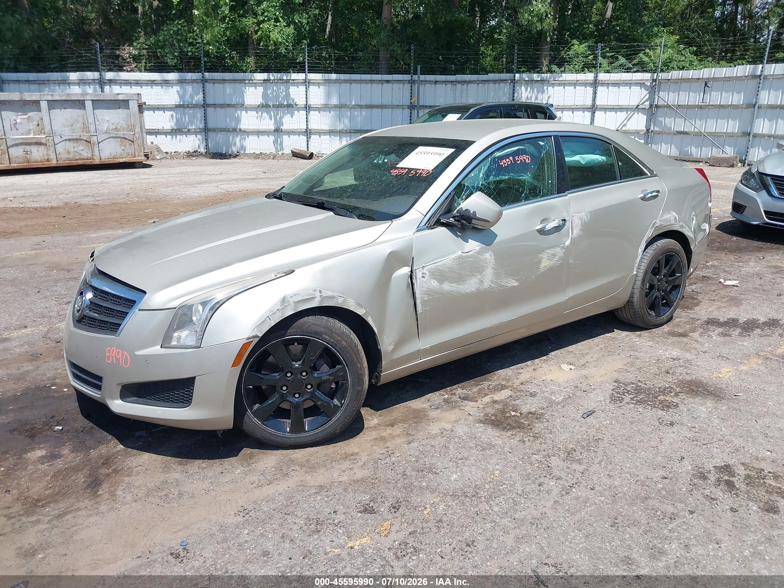 2014 Cadillac Ats Luxury Beige vin: 1G6AH5RX4E0113535