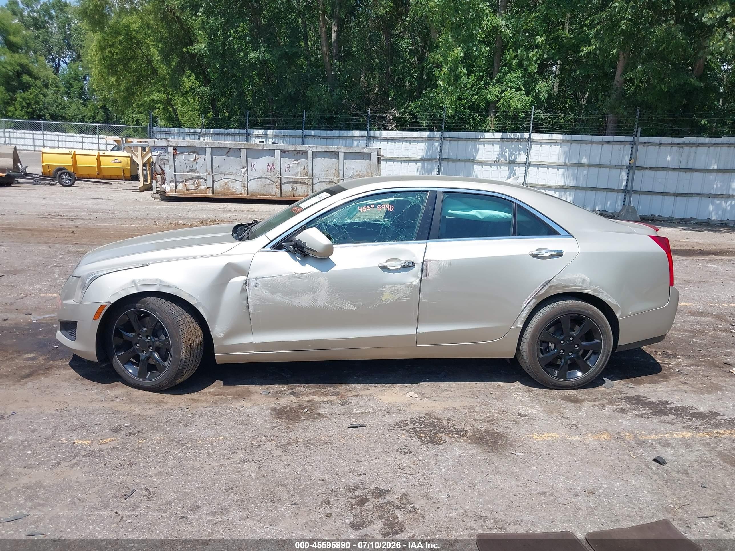 2014 Cadillac Ats Luxury Beige vin: 1G6AH5RX4E0113535