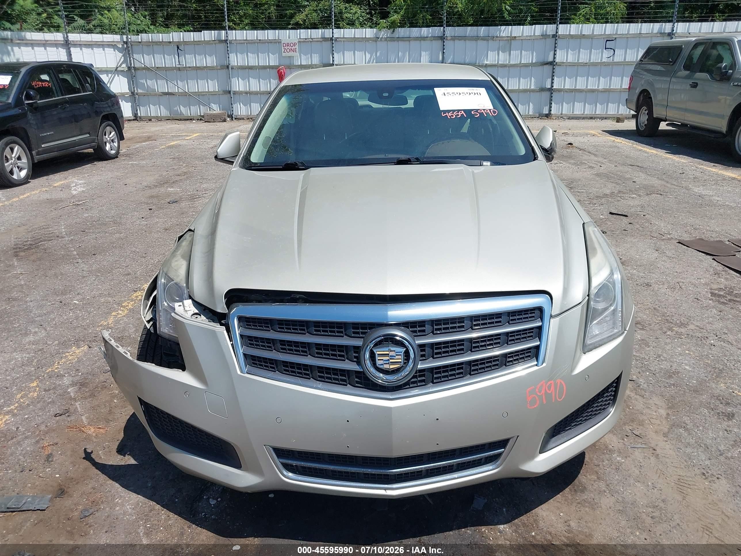 2014 Cadillac Ats Luxury Beige vin: 1G6AH5RX4E0113535