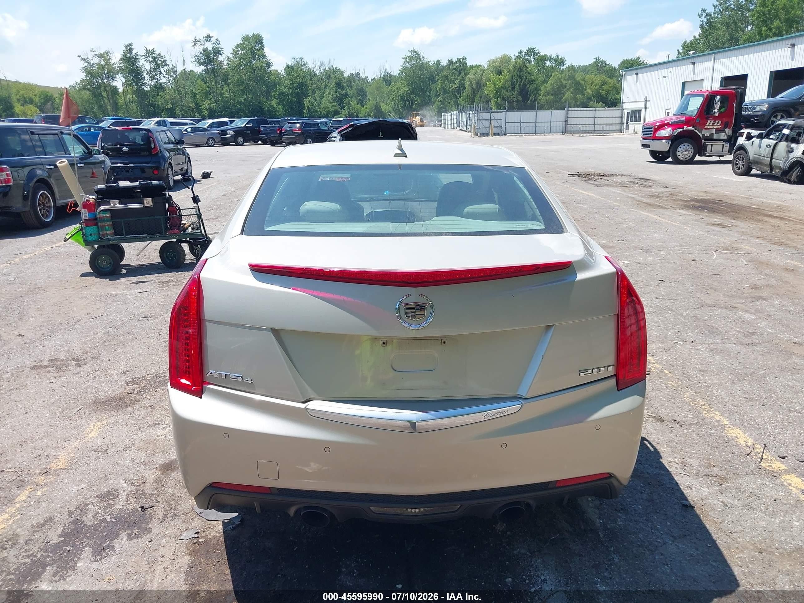 2014 Cadillac Ats Luxury Beige vin: 1G6AH5RX4E0113535