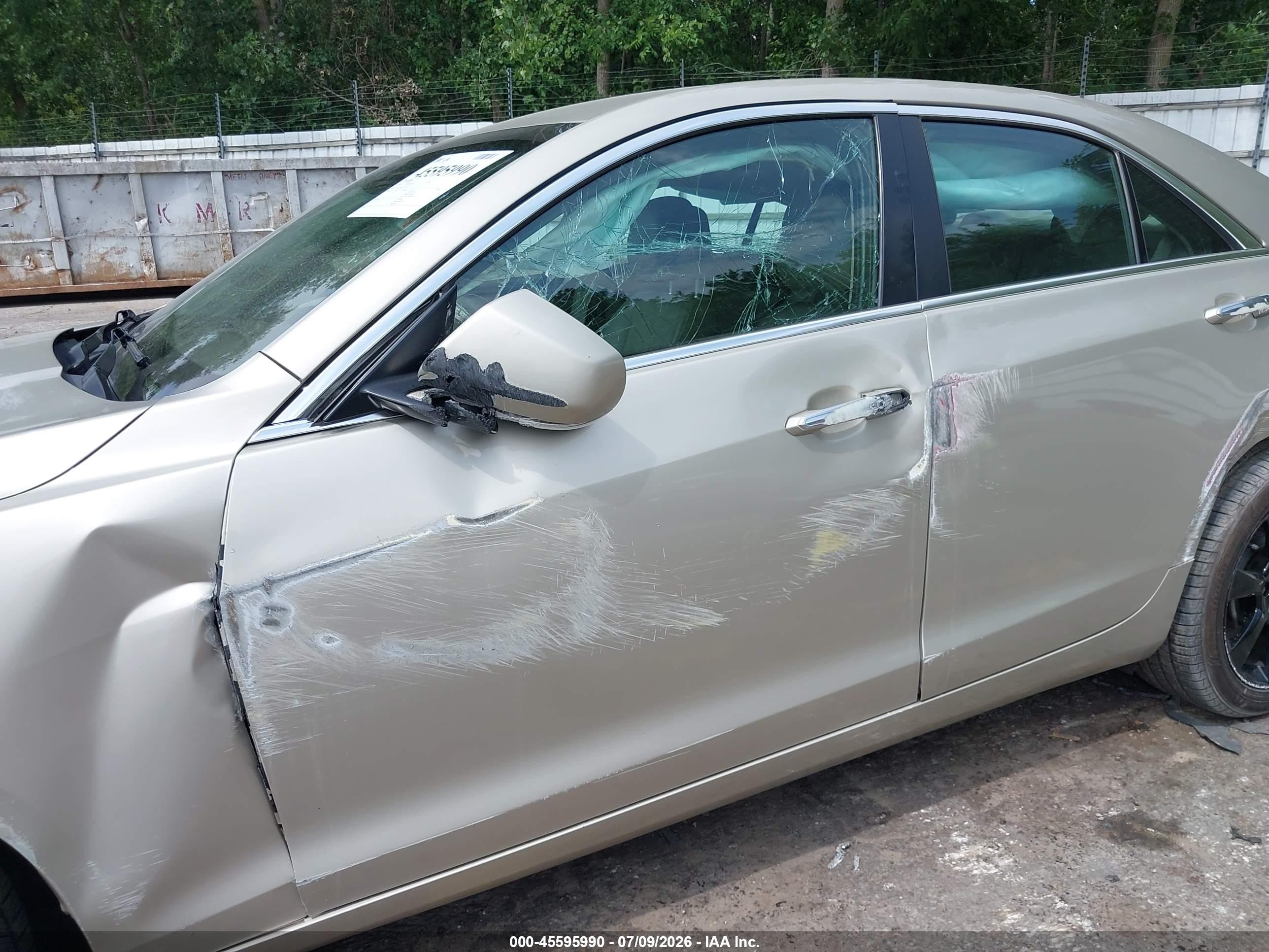 2014 Cadillac Ats Luxury Beige vin: 1G6AH5RX4E0113535