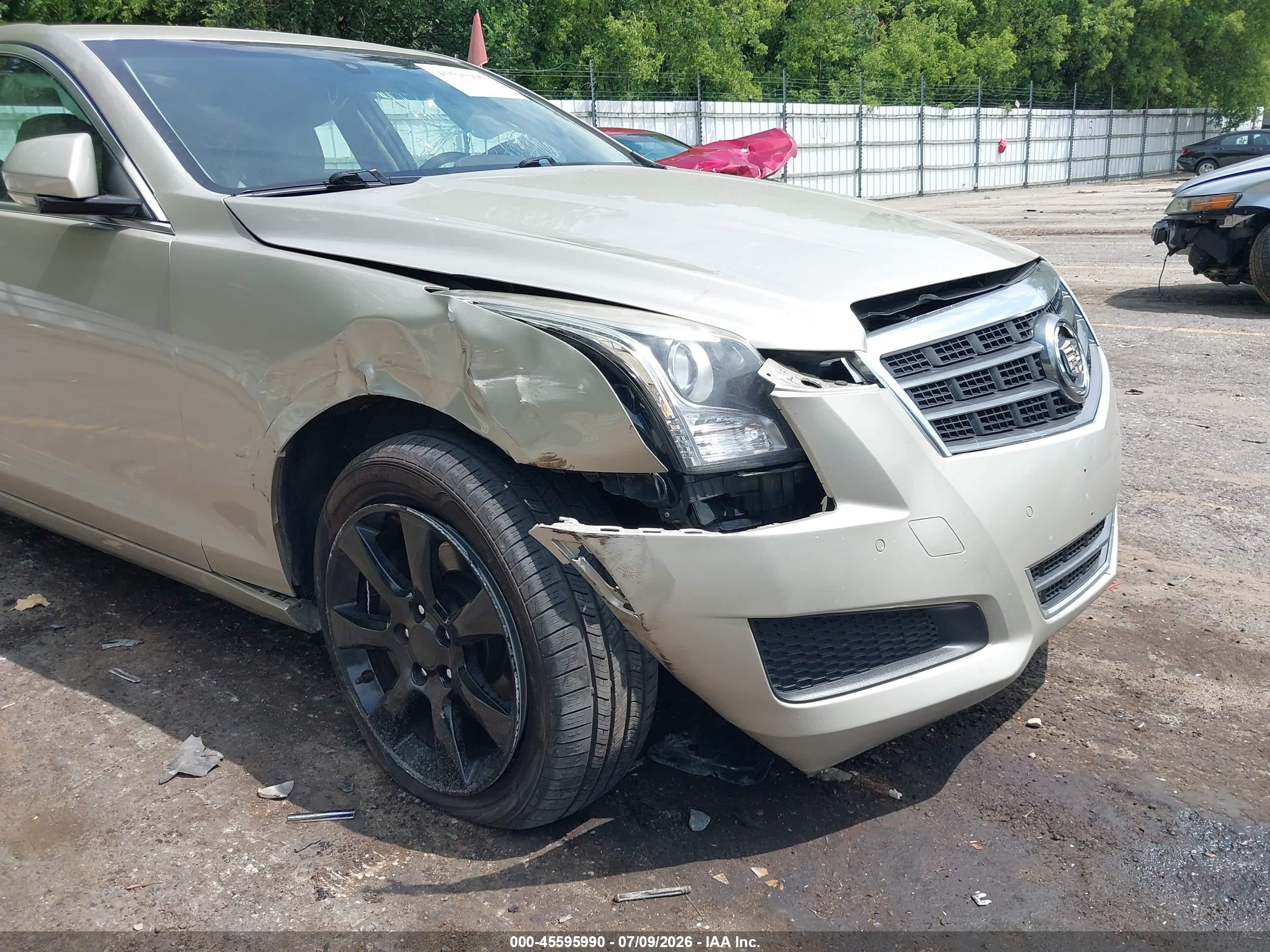 2014 Cadillac Ats Luxury Beige vin: 1G6AH5RX4E0113535