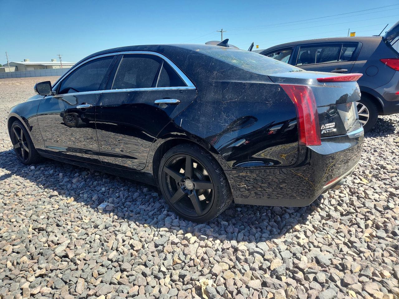 2014 Cadillac Ats Black vin: 1G6AH5RX4E0196058