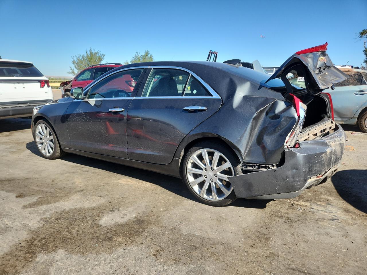 2017 Cadillac Ats Luxury Серый vin: 1G6AH5RX4H0110168