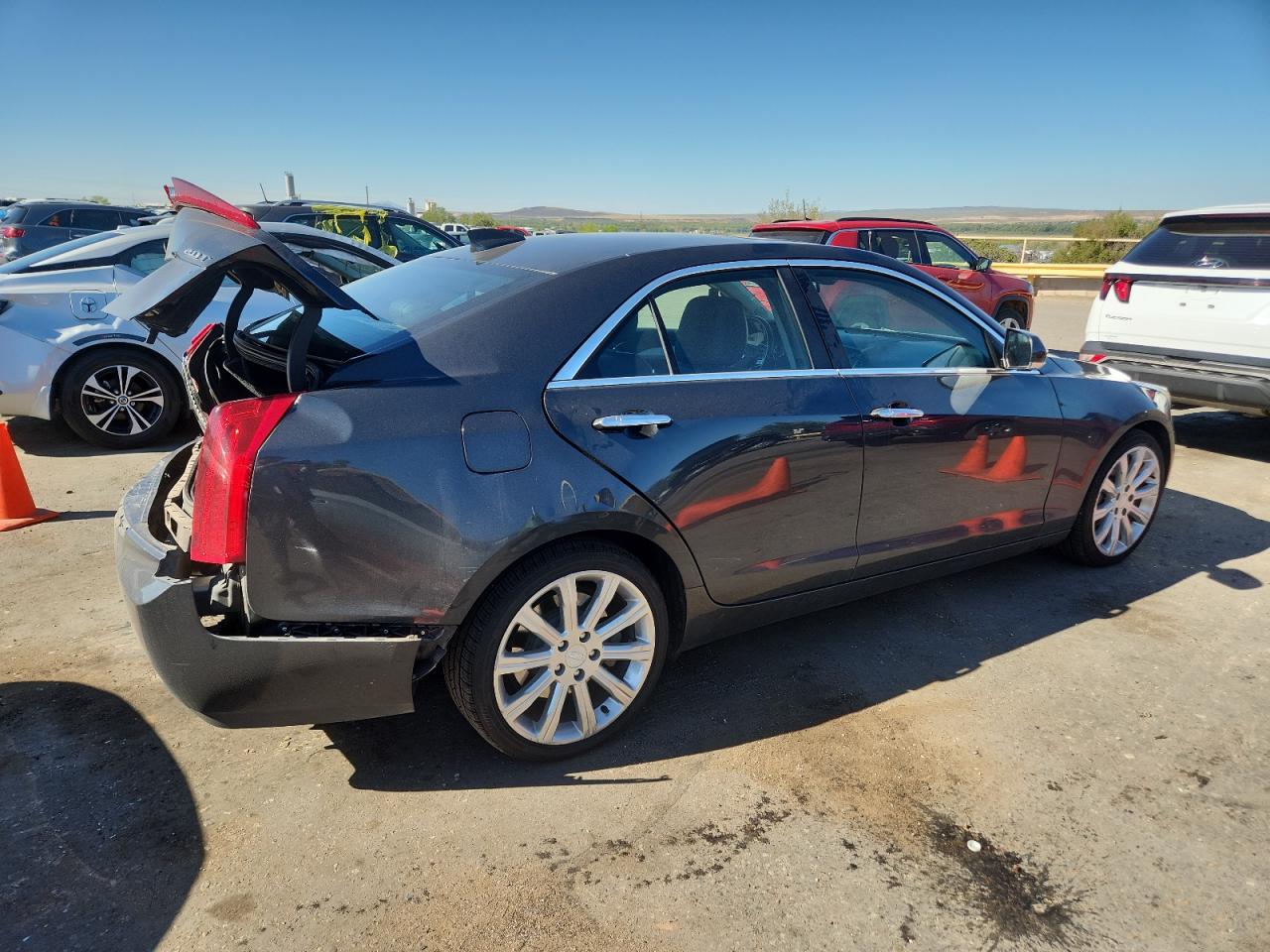 2017 Cadillac Ats Luxury Серый vin: 1G6AH5RX4H0110168
