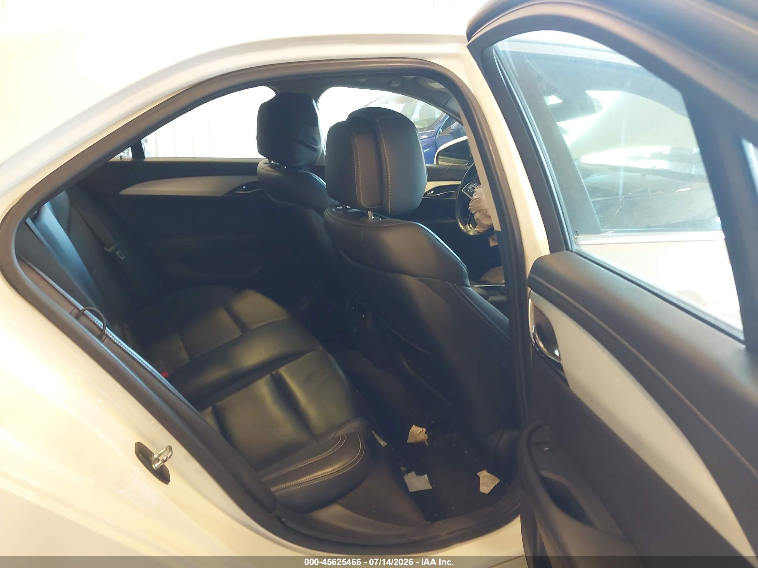 2014 Cadillac Ats Luxury White vin: 1G6AH5RX5E0104262