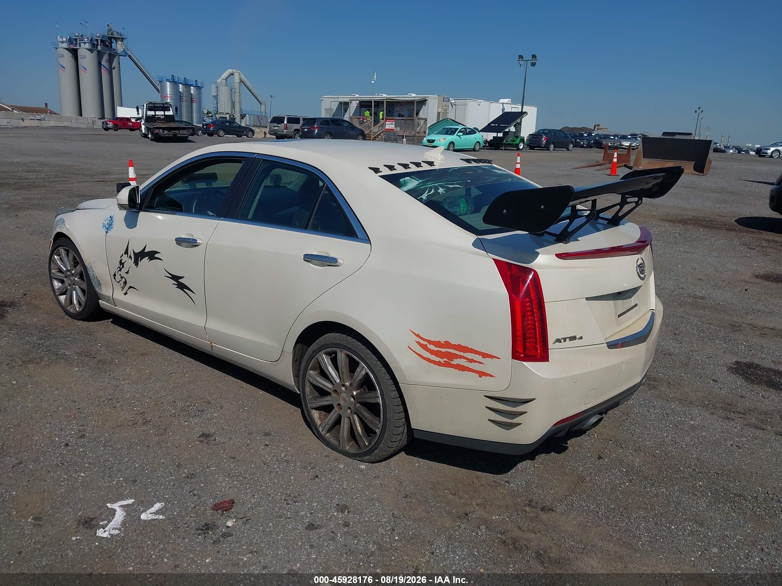 2014 Cadillac Ats Luxury White vin: 1G6AH5RX5E0111230
