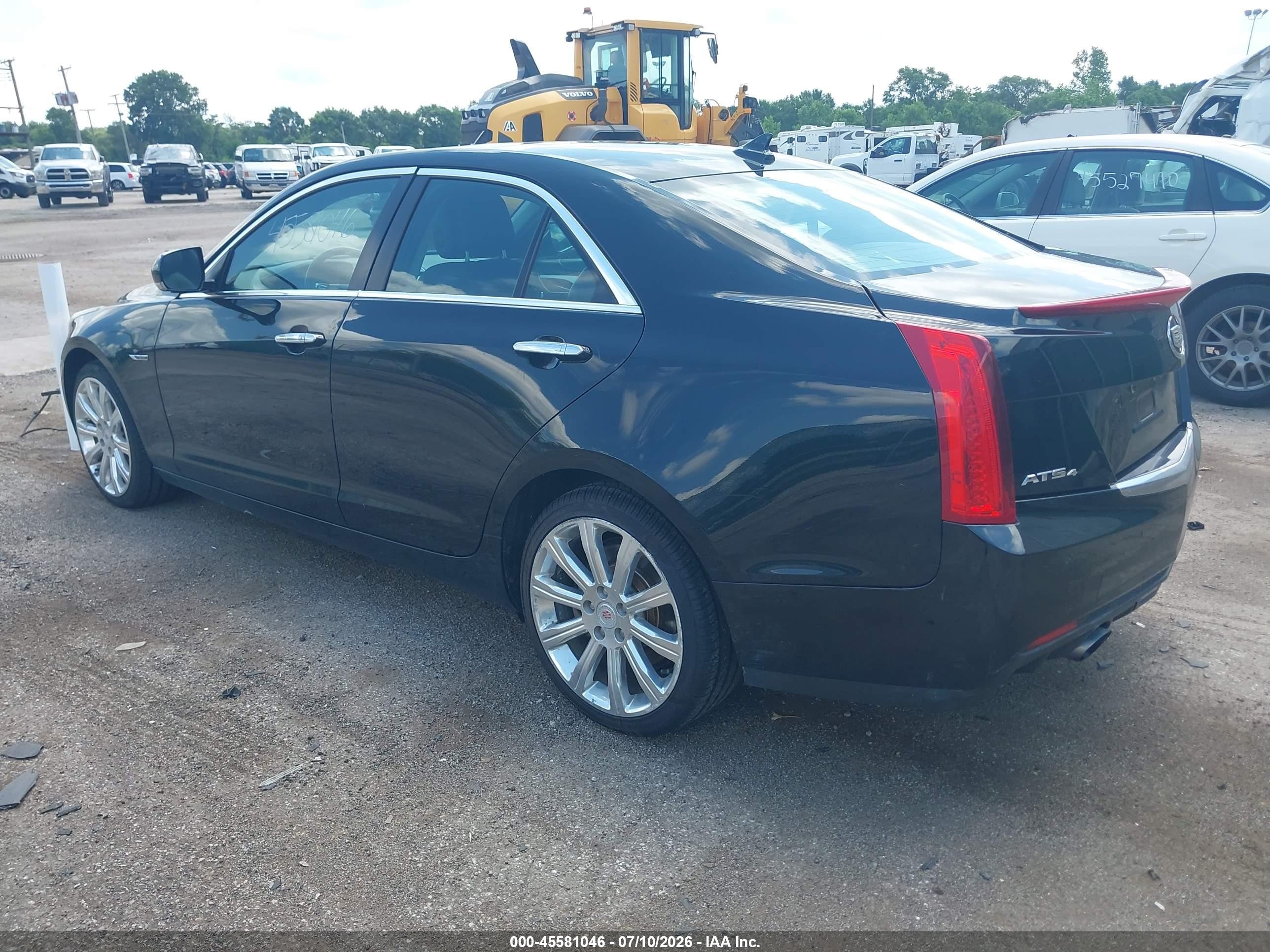 2014 Cadillac Ats Luxury Black vin: 1G6AH5RX5E0187319