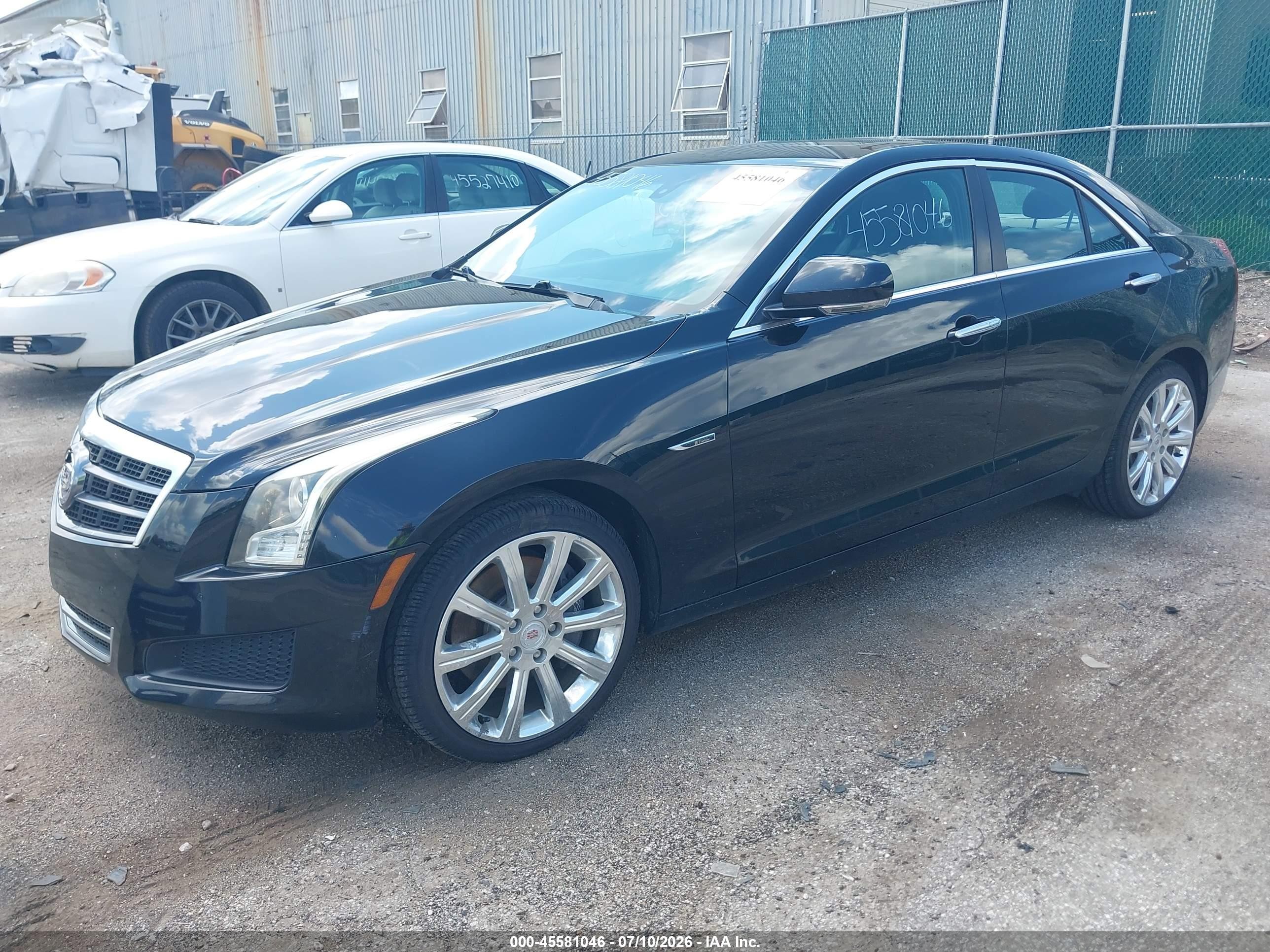 2014 Cadillac Ats Luxury Black vin: 1G6AH5RX5E0187319