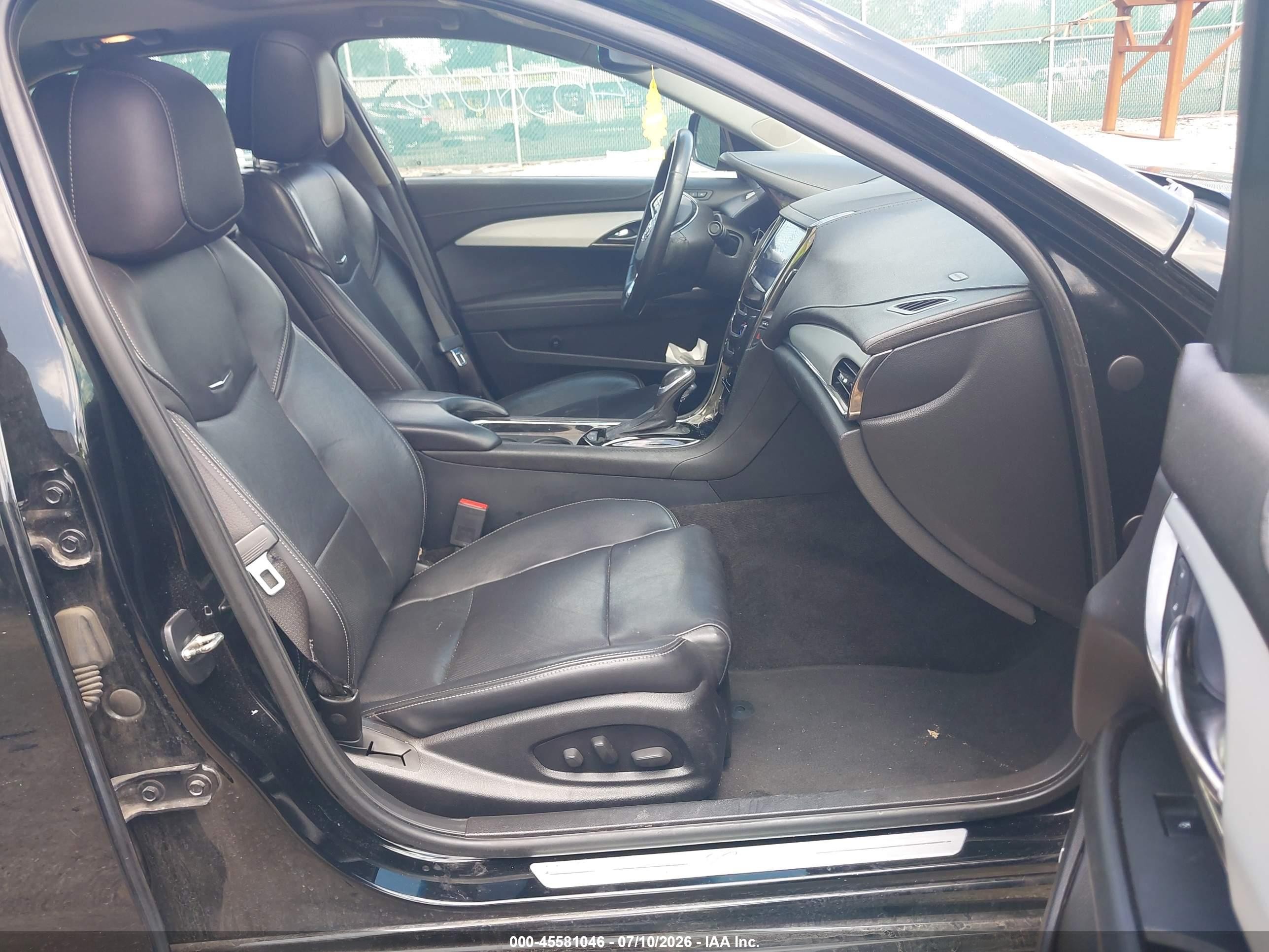 2014 Cadillac Ats Luxury Black vin: 1G6AH5RX5E0187319
