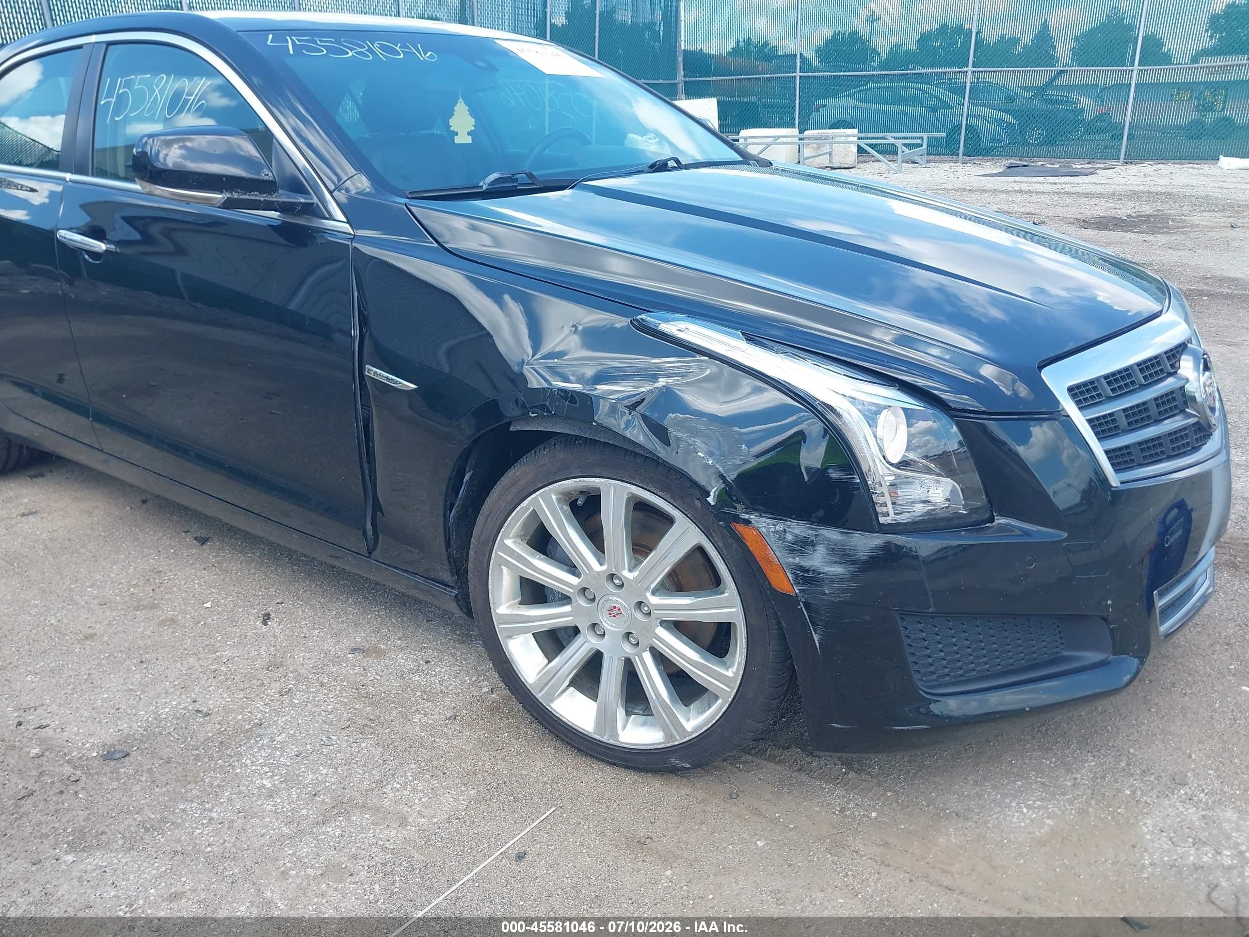 2014 Cadillac Ats Luxury Black vin: 1G6AH5RX5E0187319