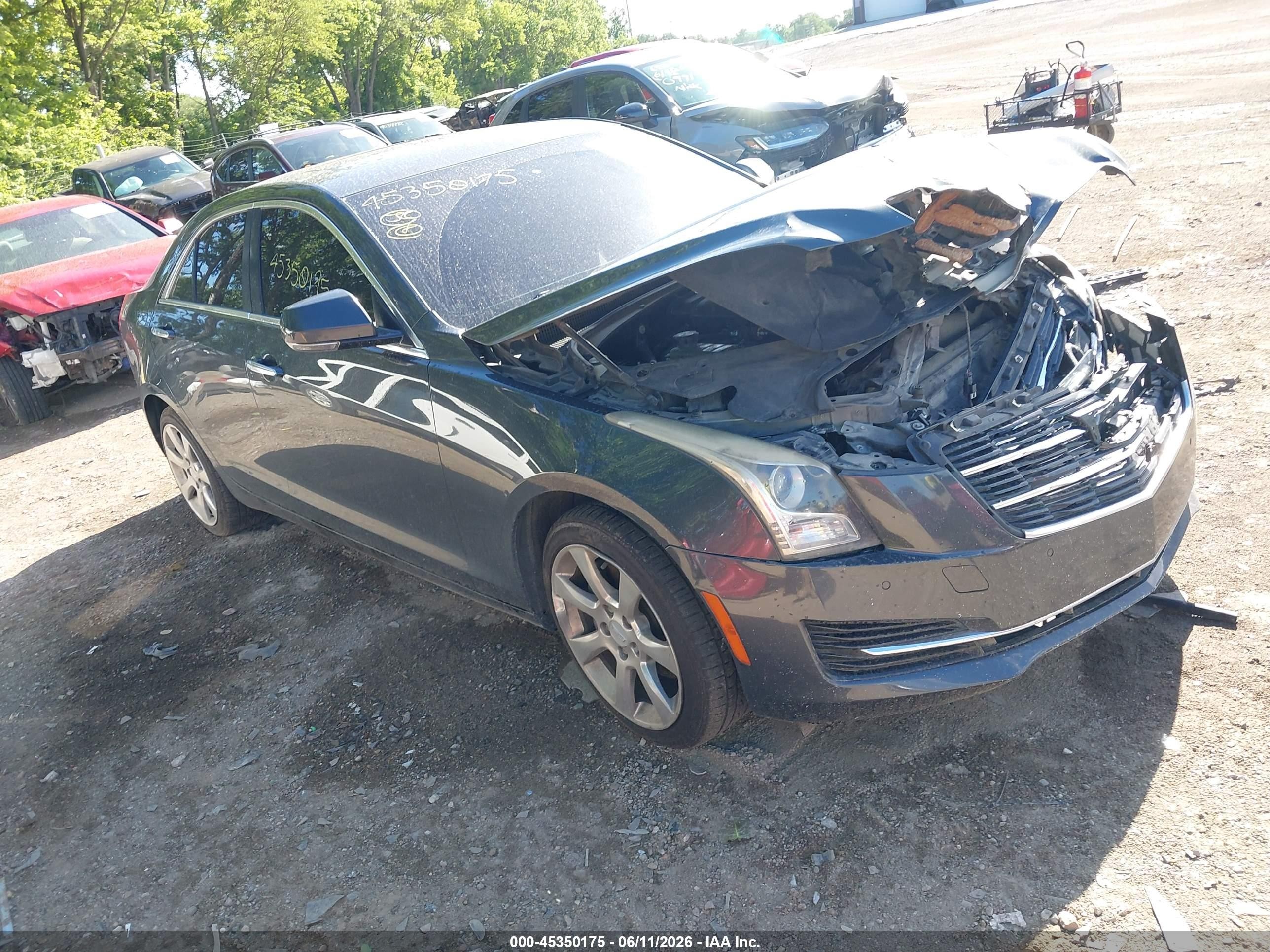 2015 Cadillac Ats Luxury Red vin: 1G6AH5RX5F0101539