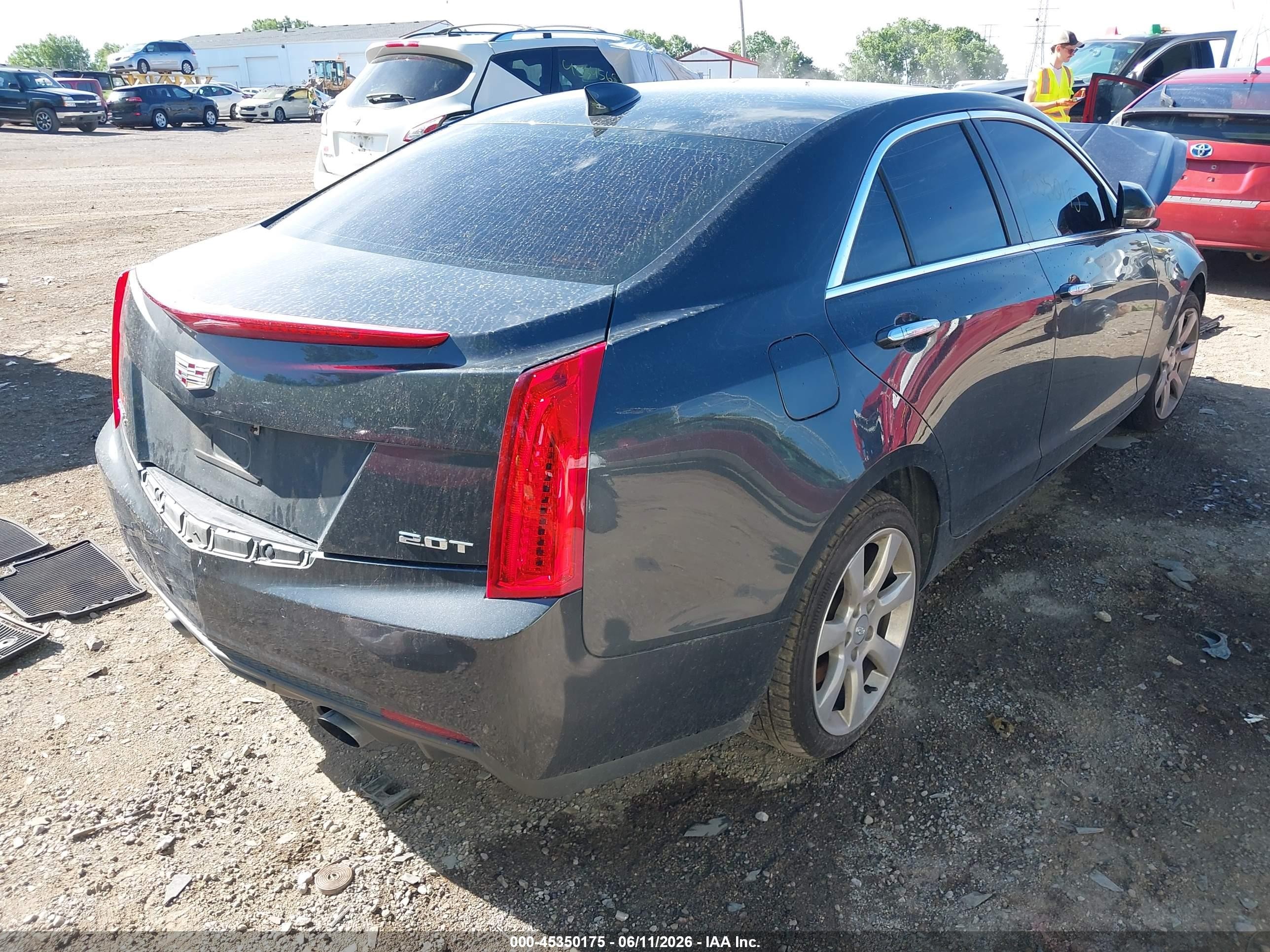 2015 Cadillac Ats Luxury Red vin: 1G6AH5RX5F0101539