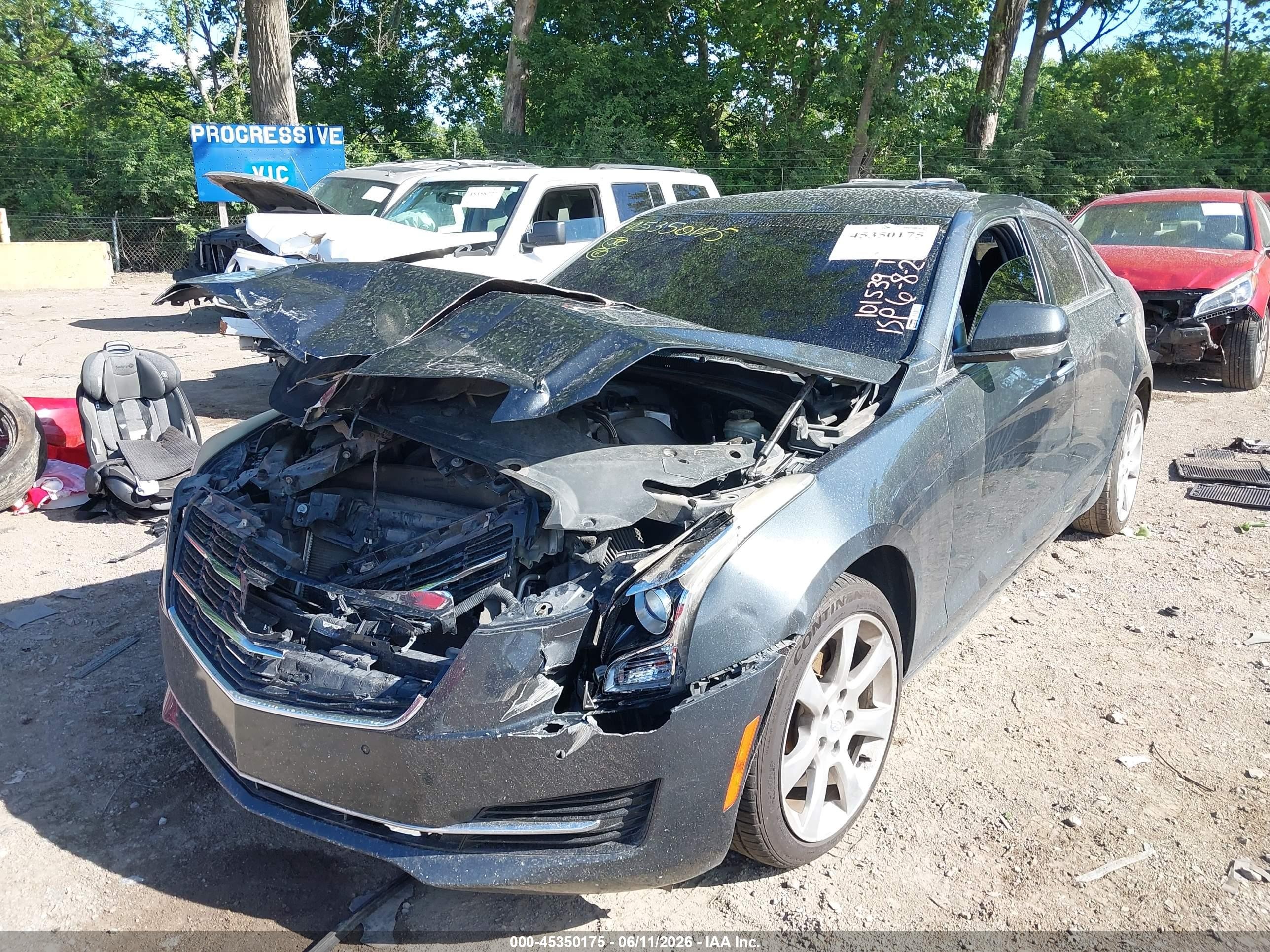 2015 Cadillac Ats Luxury Red vin: 1G6AH5RX5F0101539